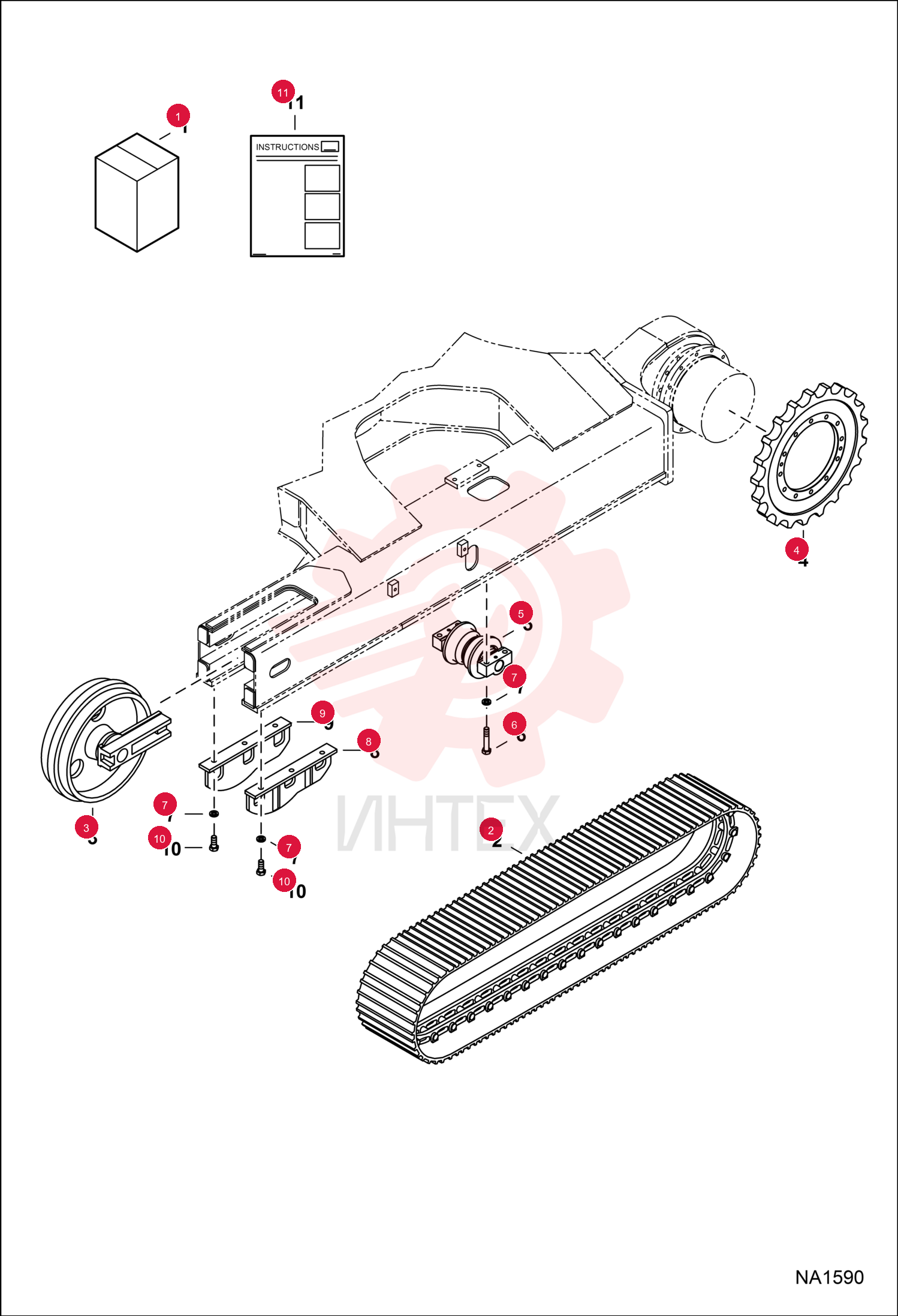 KIT, TRACK STEEL 7174585