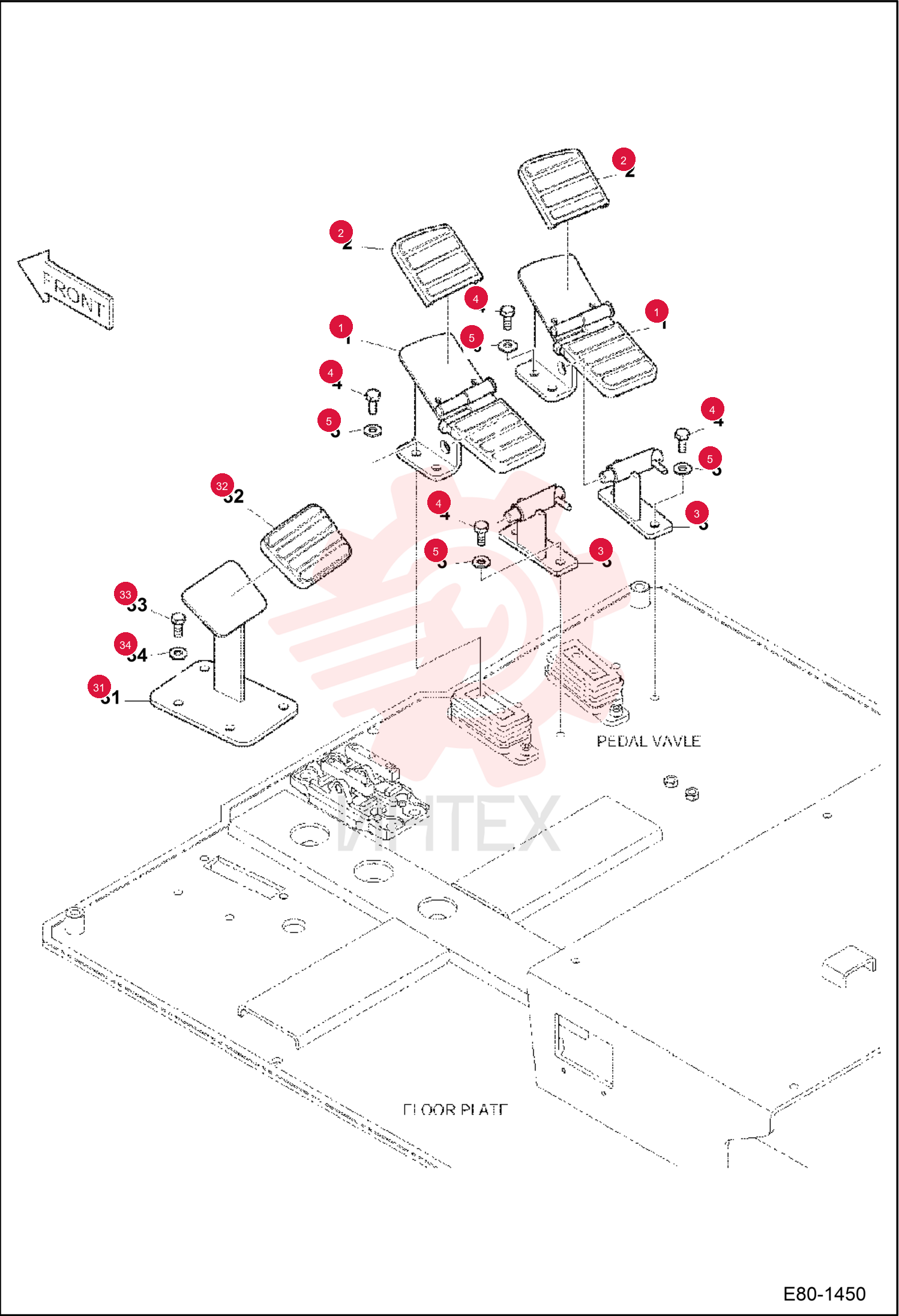 PEDAL ASSEMBLY 7023687
