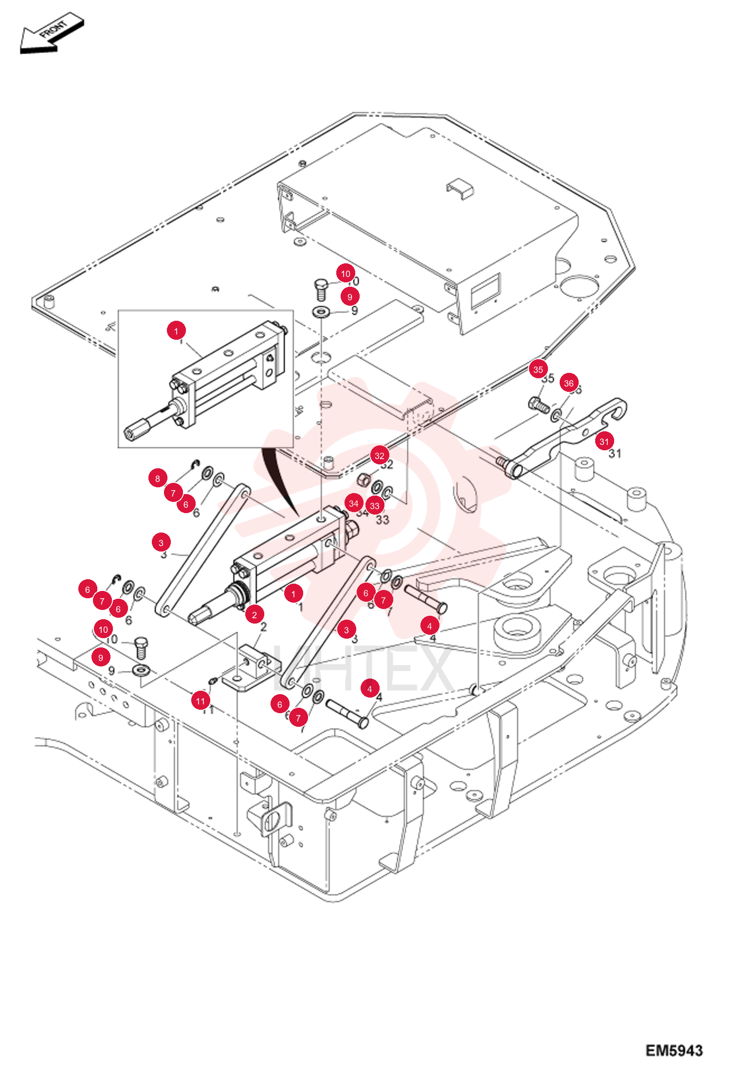 PLATE ASSEMBLY 7013288