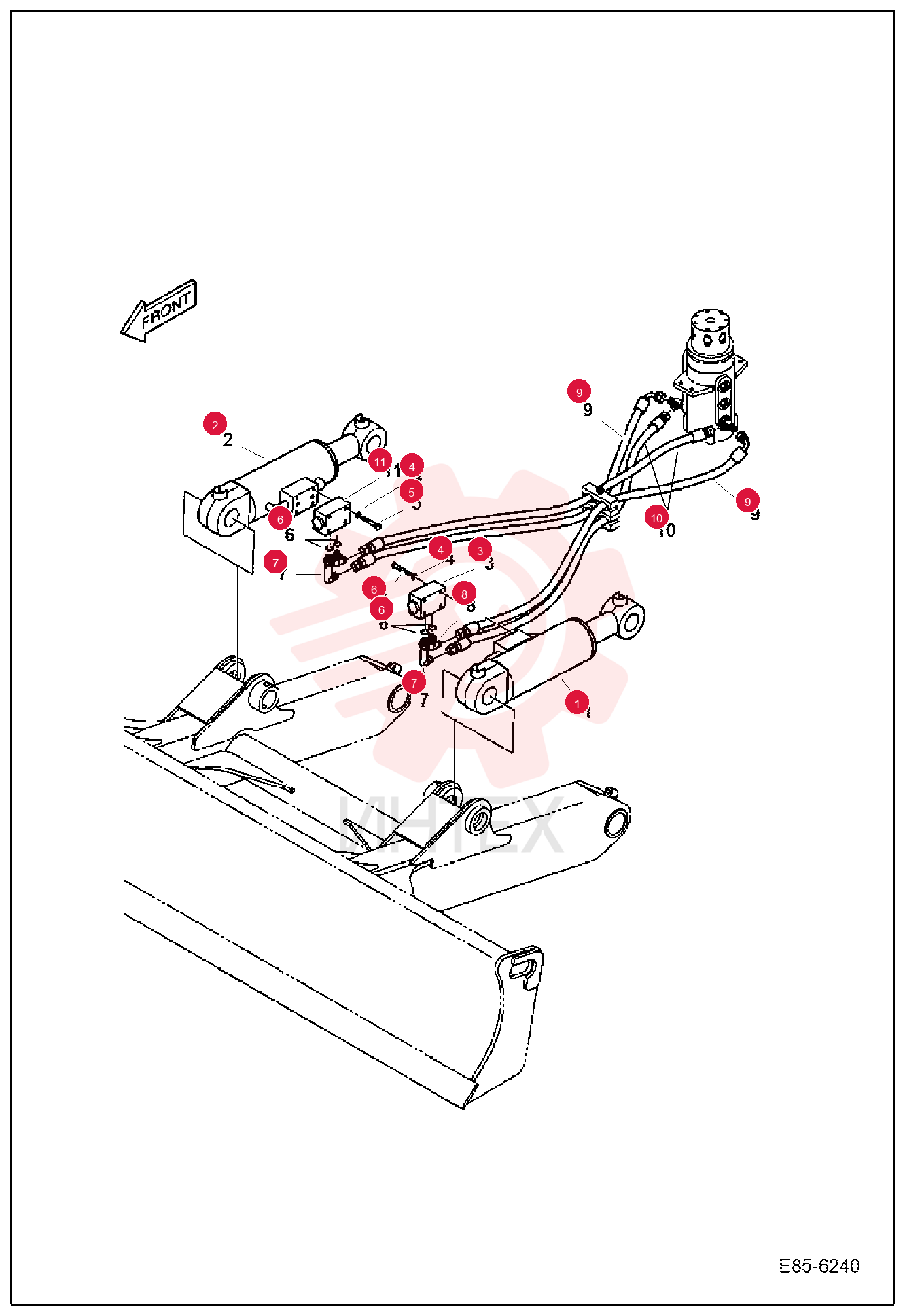 CYLINDER, BLADE 7006547 (3)