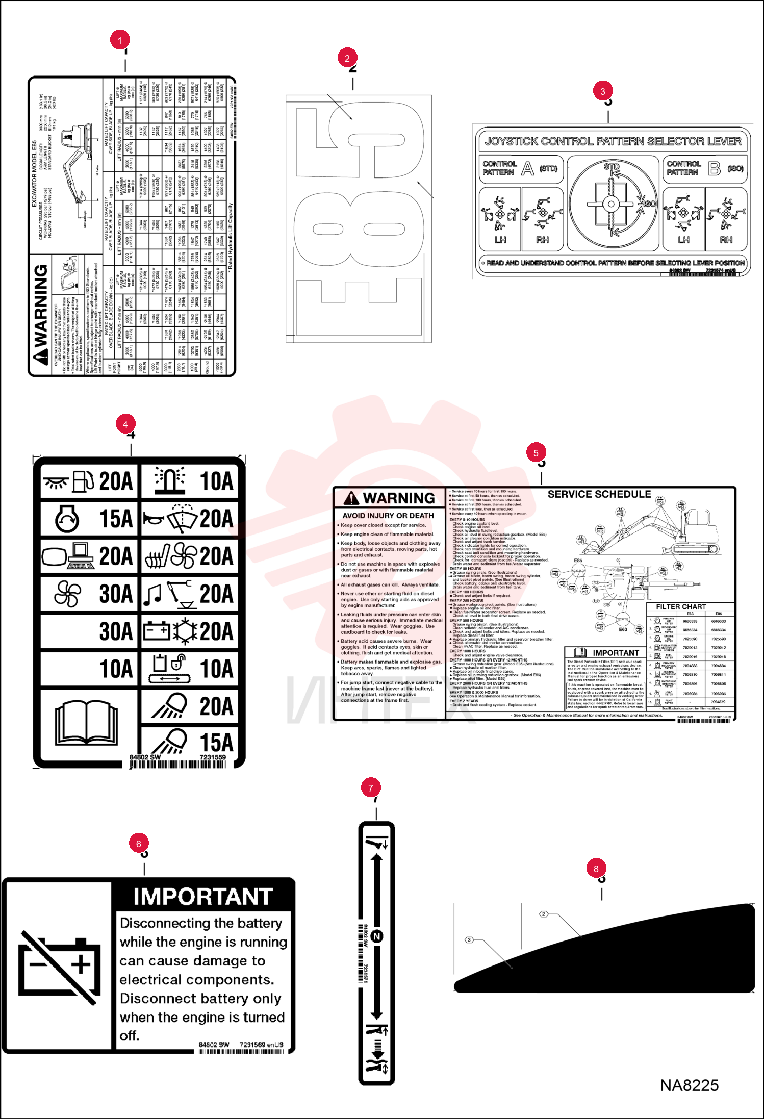 DECAL,LIFT CAPACITY 7231563 (1)