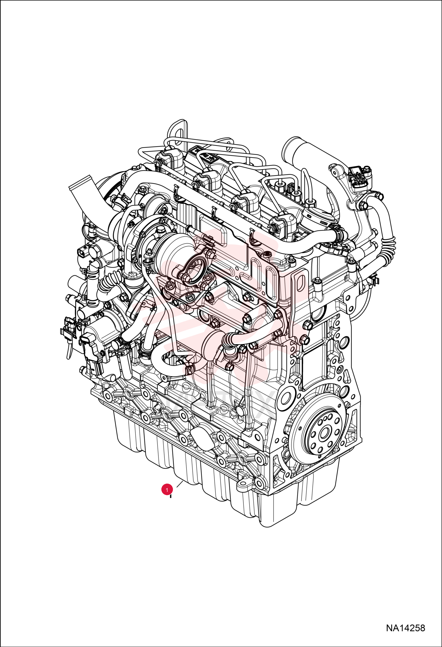 ENGINE D24 65 HP EPA T4 / EU STG IV