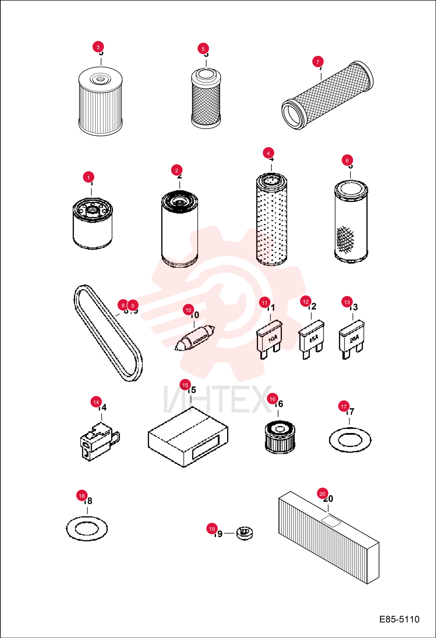 FILTER, ENGINE OIL 7025590 (3)