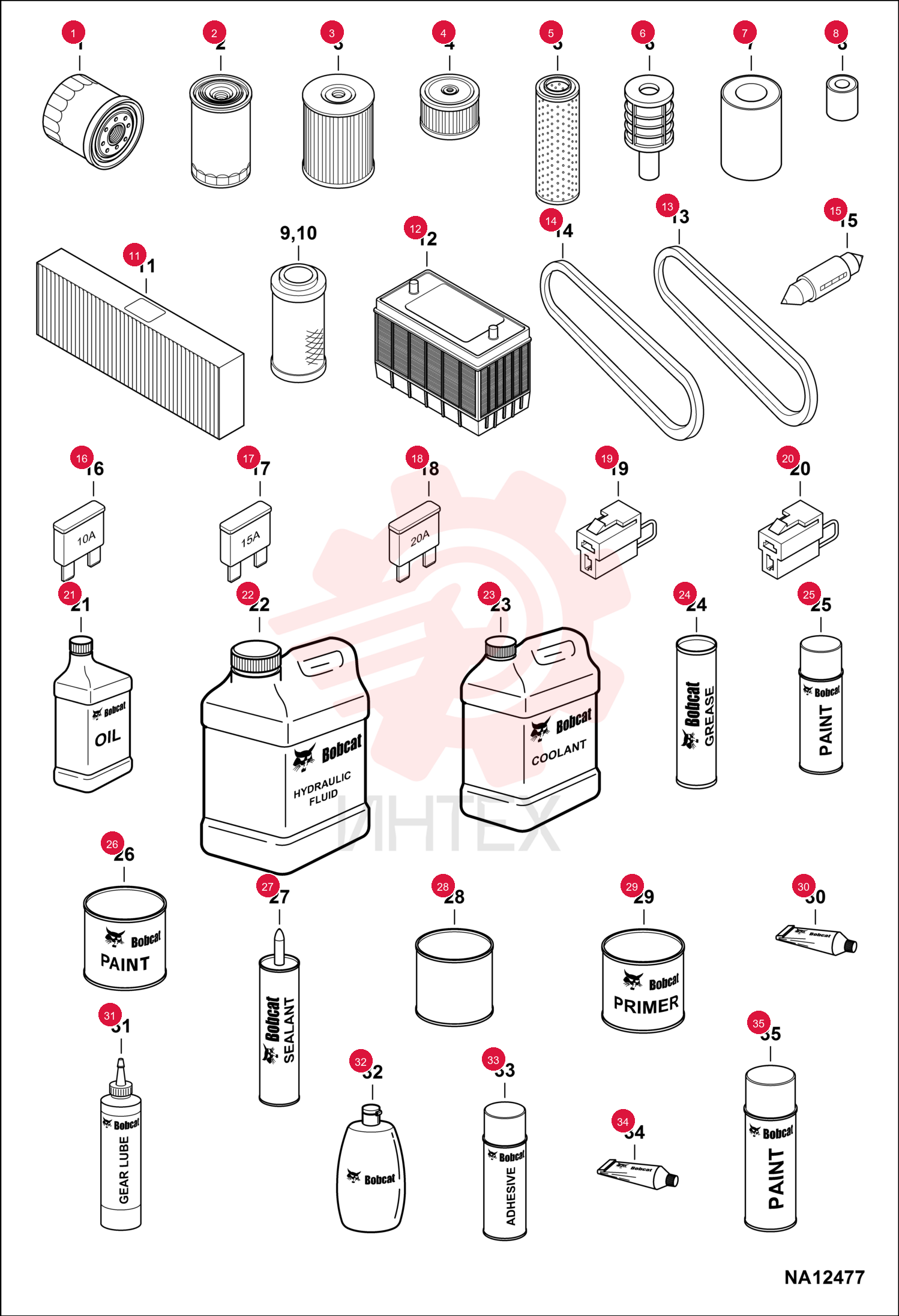 FILTER, ENGINE OIL 7025590 (4)