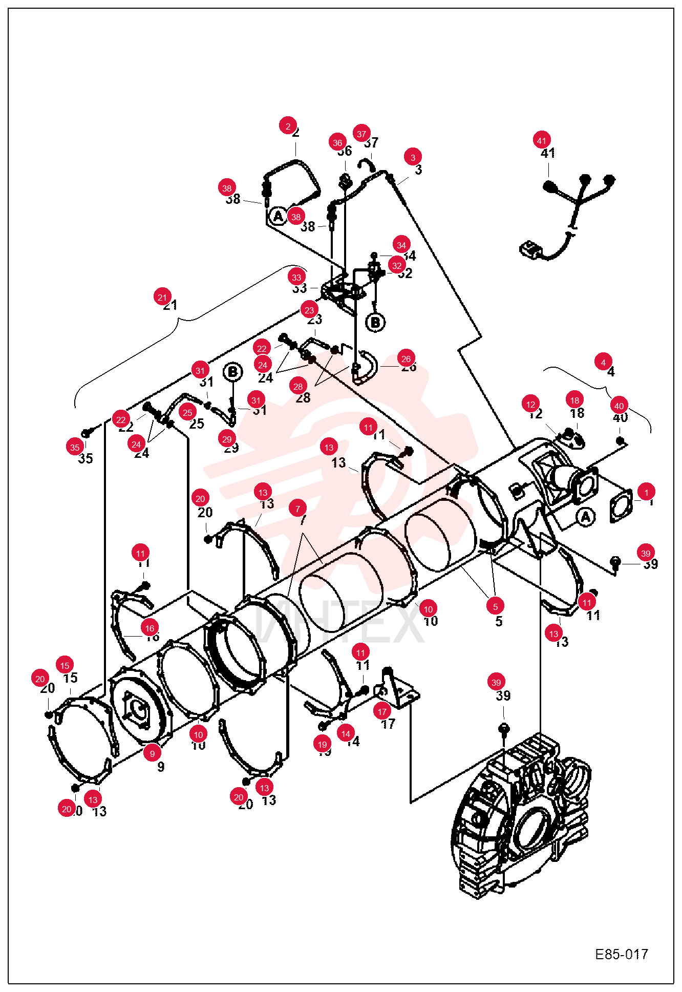 GASKET SILENCER 7006846 (2)