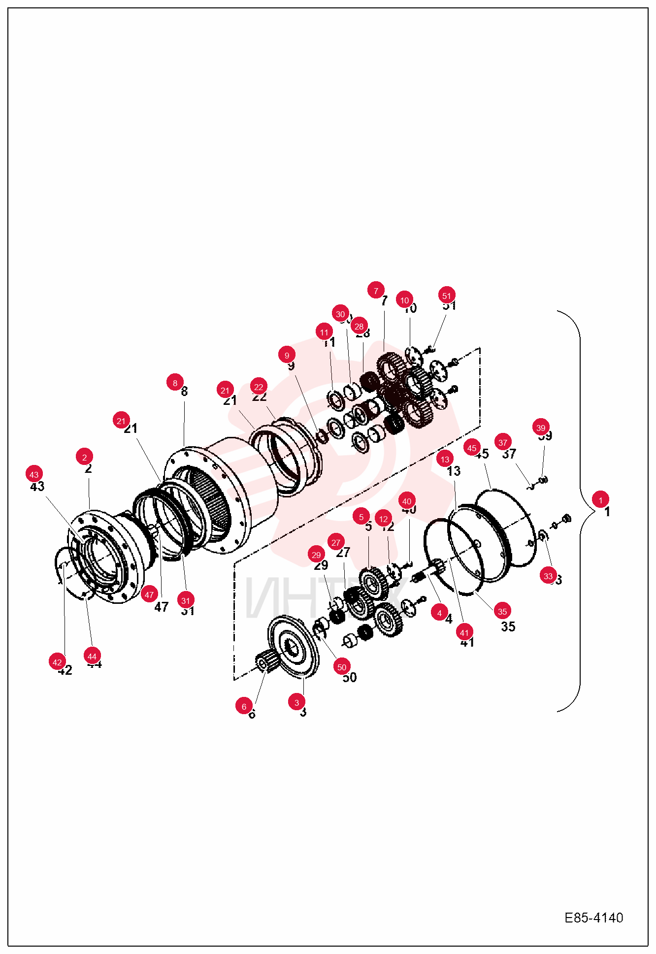 GEAR, REDUCTION 7029548 (2)
