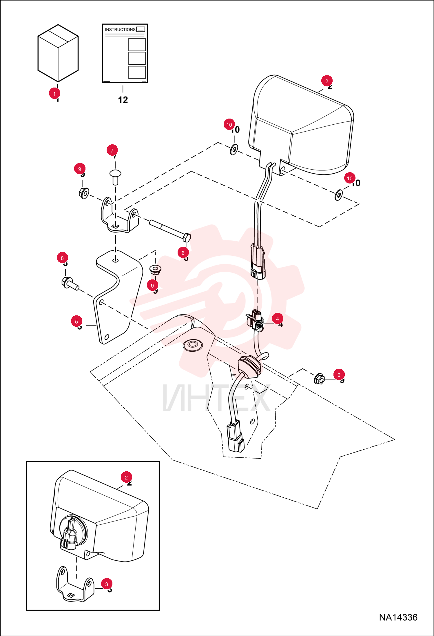 KIT CAB LIGHT 7311766