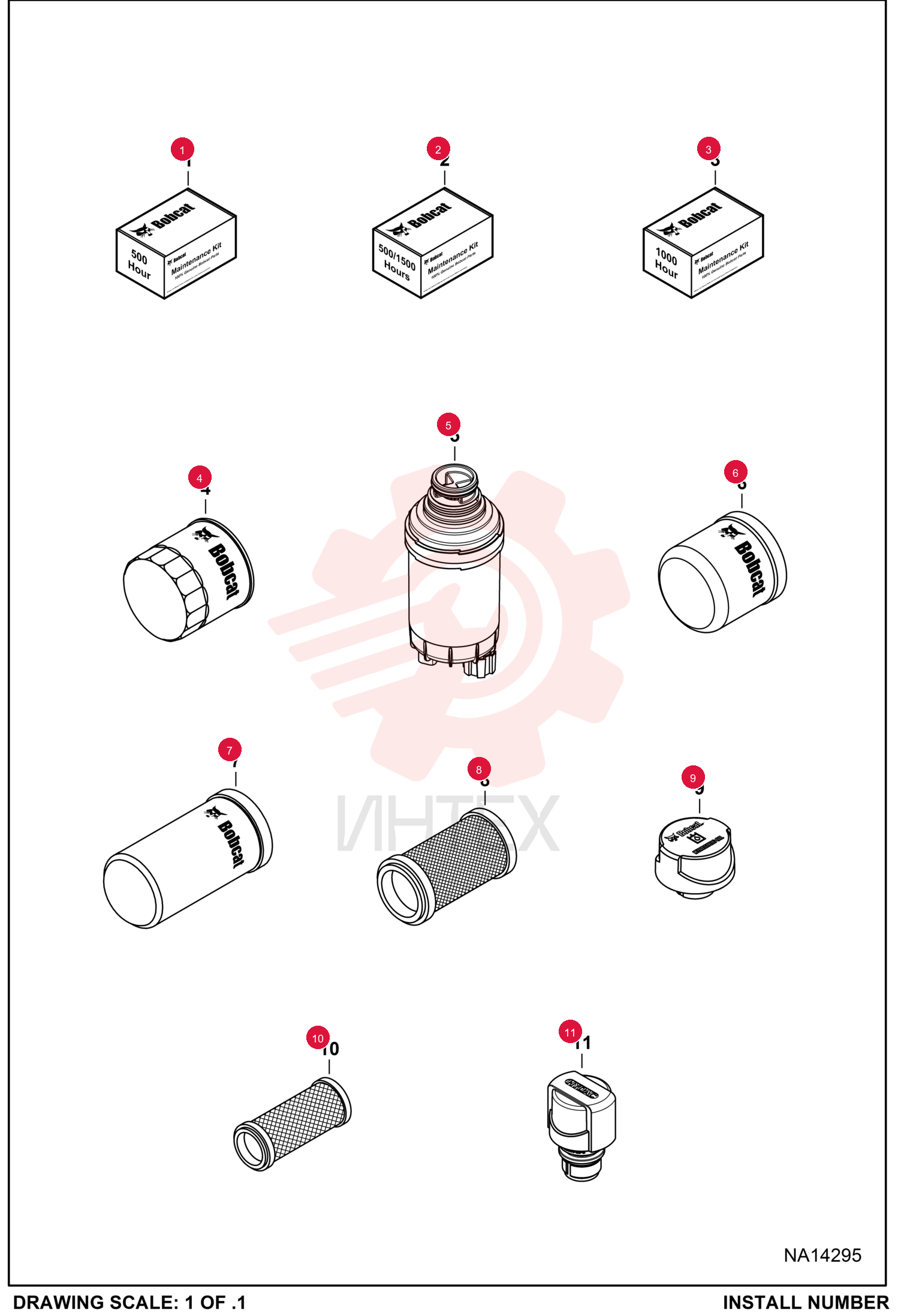 KIT MAINTENANCE 50 HR 7338190
