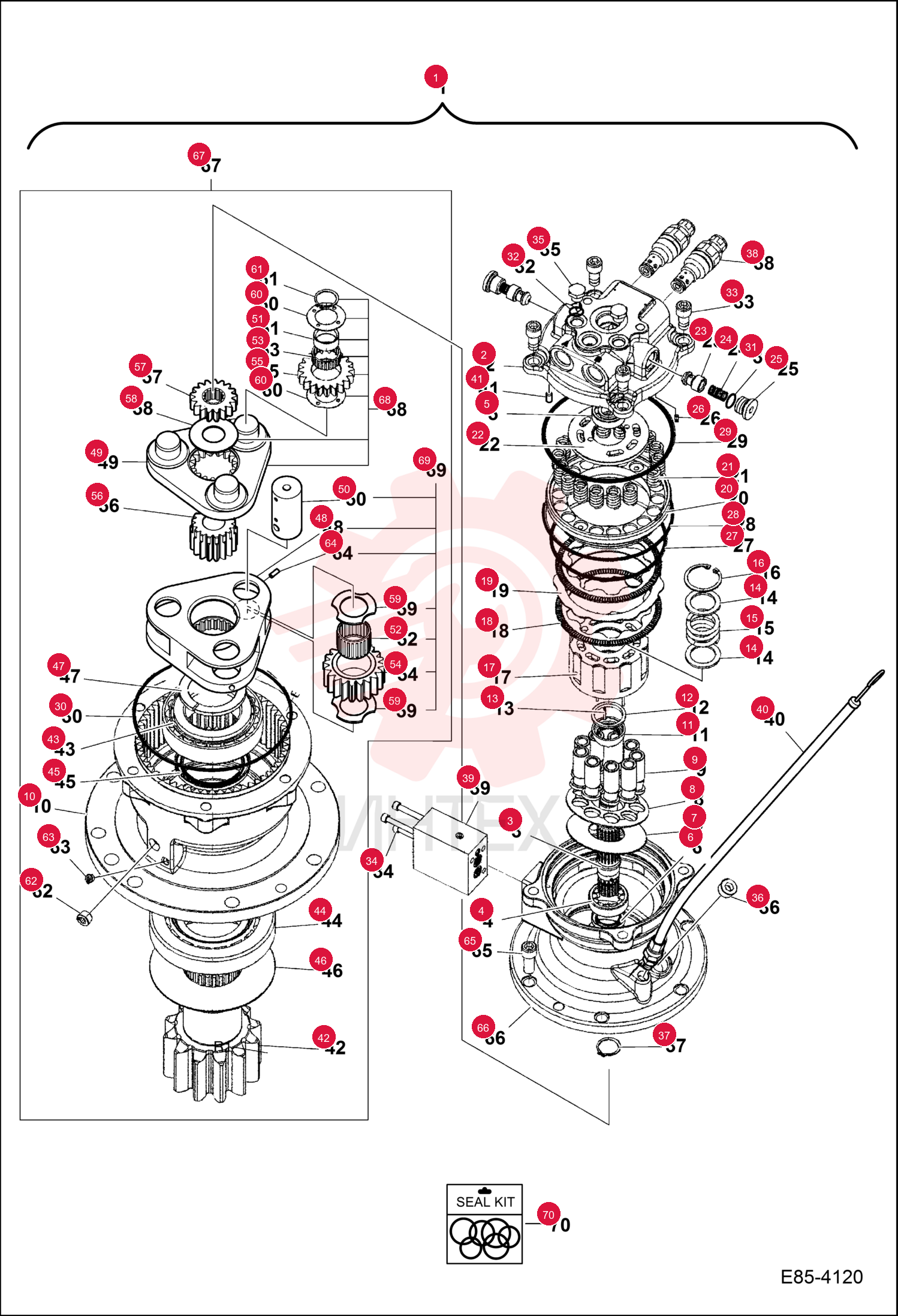 MOTOR, SLEW 7281410