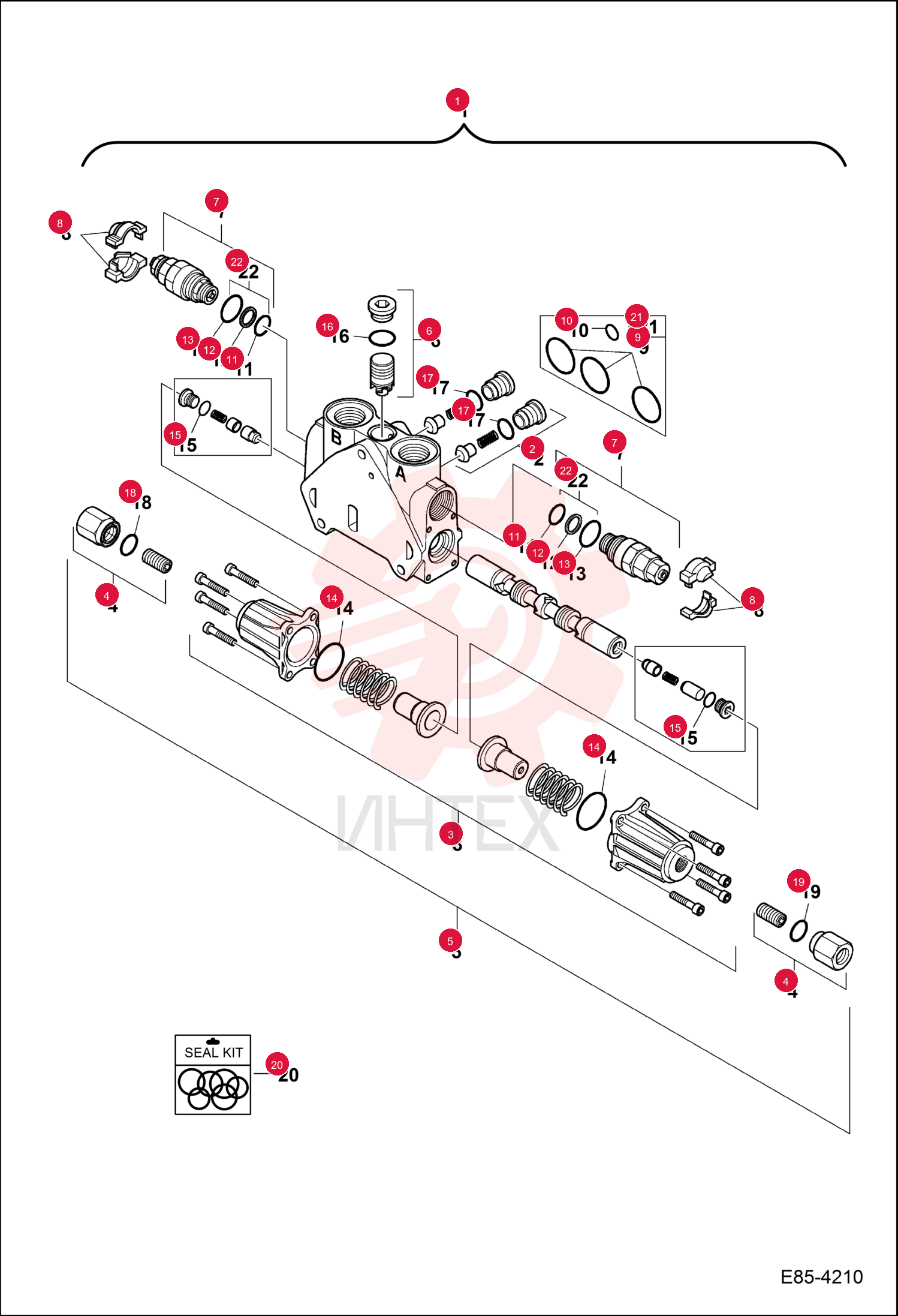 SECTION, VALVE 7284552 (1)