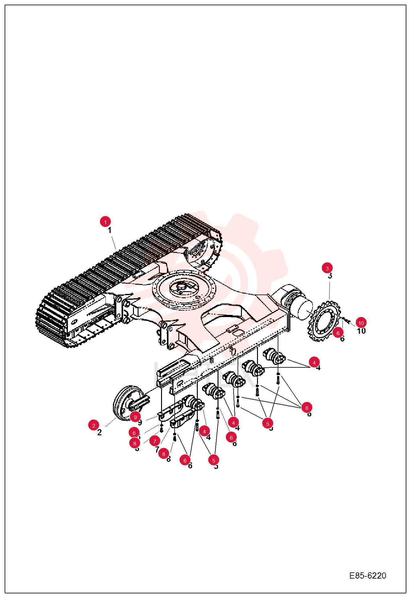 SHOE, TRACK ASSY 450MM 7008209 (2)
