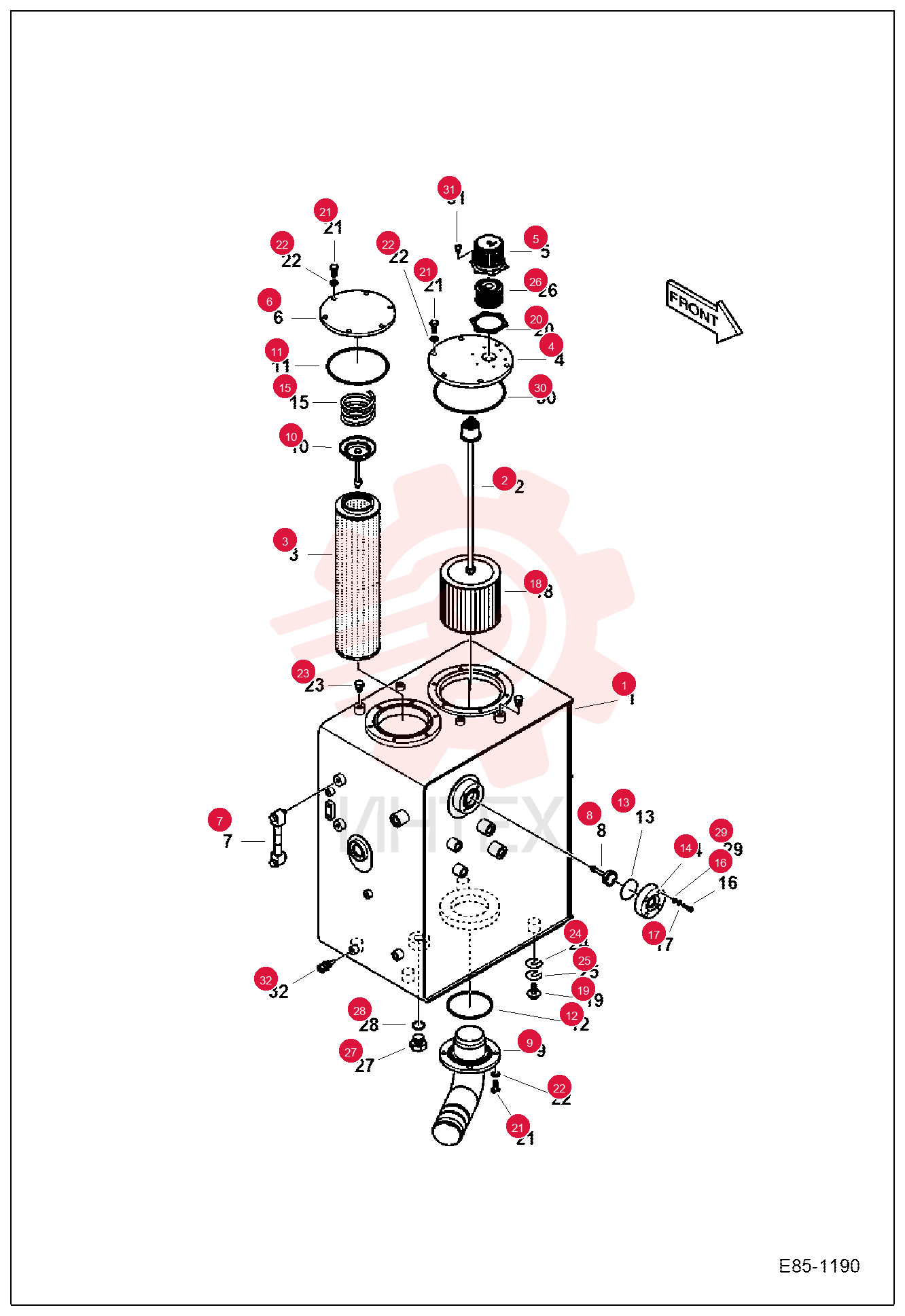 TANK, OIL 7028842 (1)