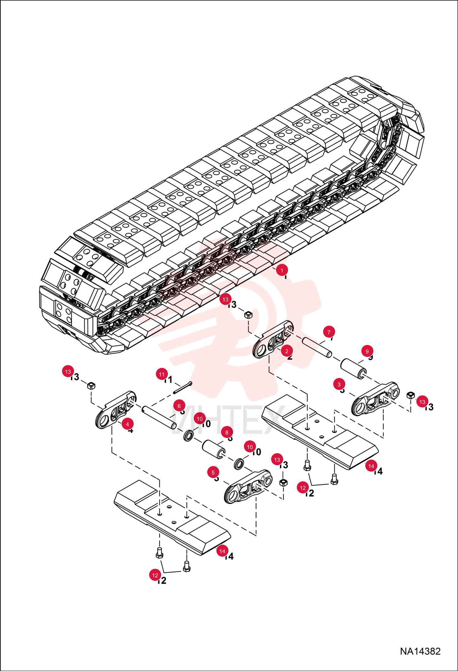 TRACK STEEL (450X154X39) 7311059