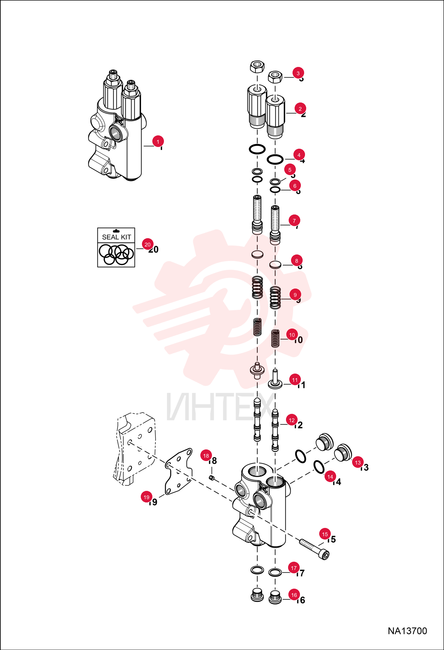 VALVE CONTROL ASSEMBLY 7337422