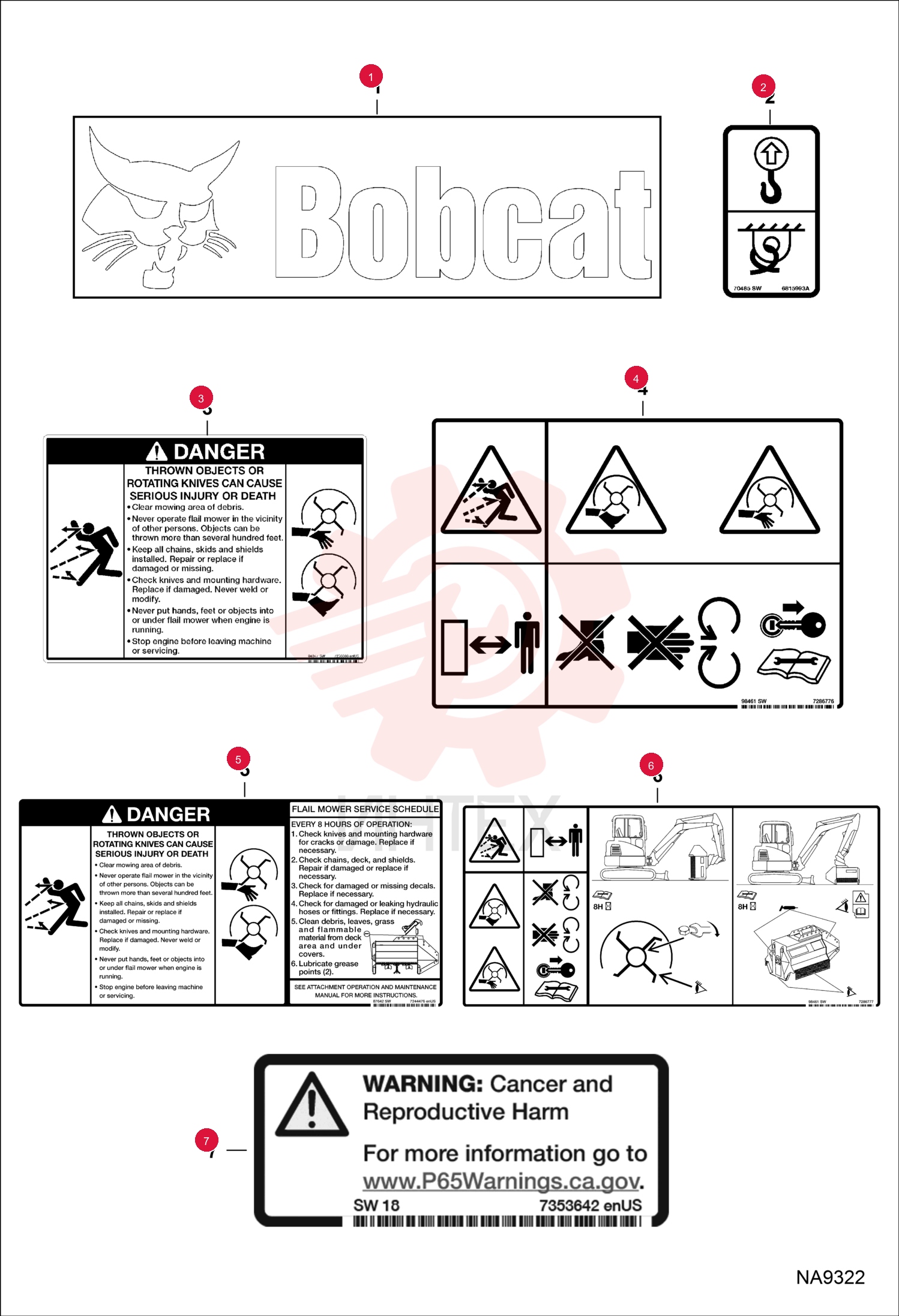 DECAL, LOGO BOBCAT AND HEAD 6731332