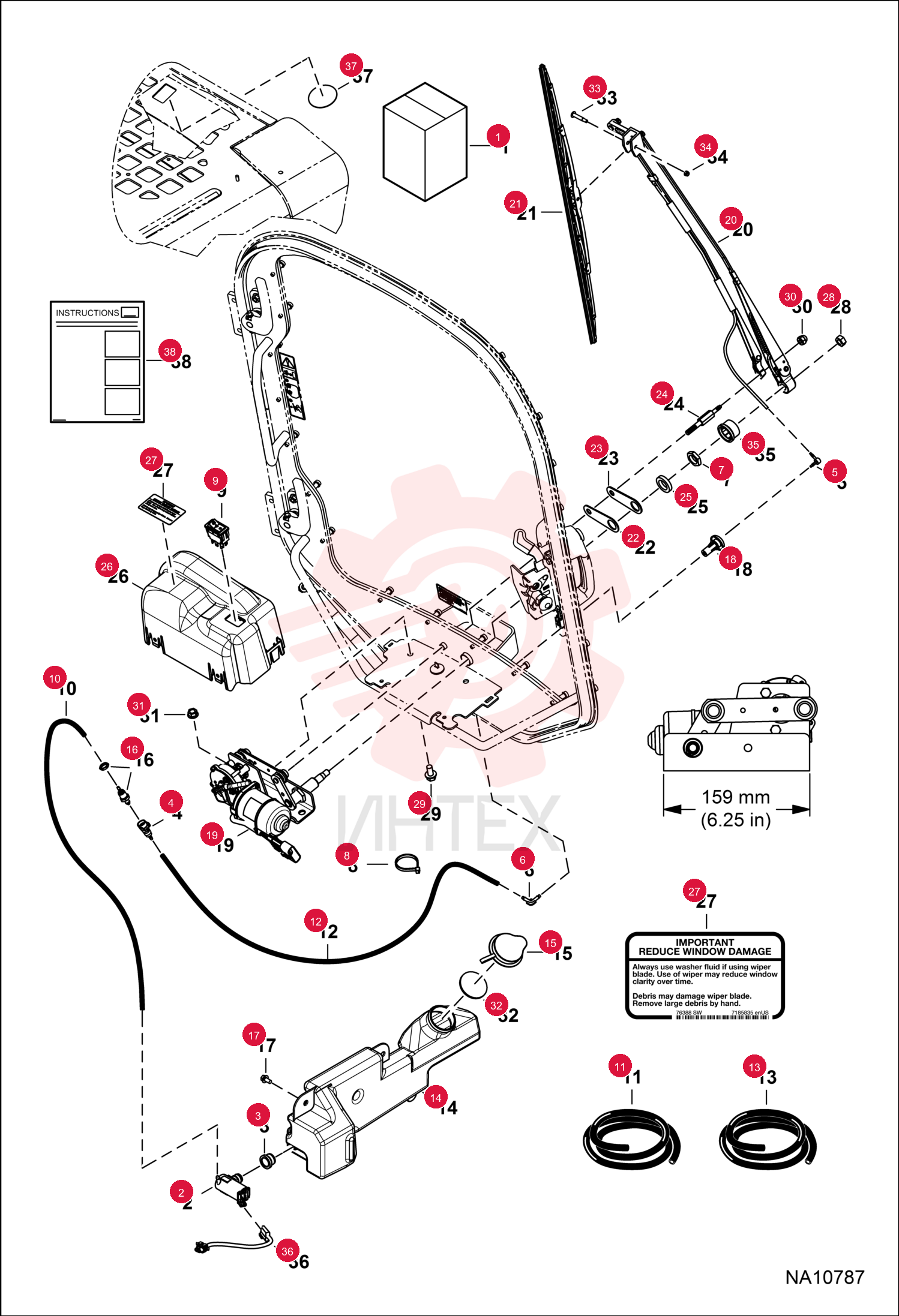 KIT, FORESTRY WIPER 7196560