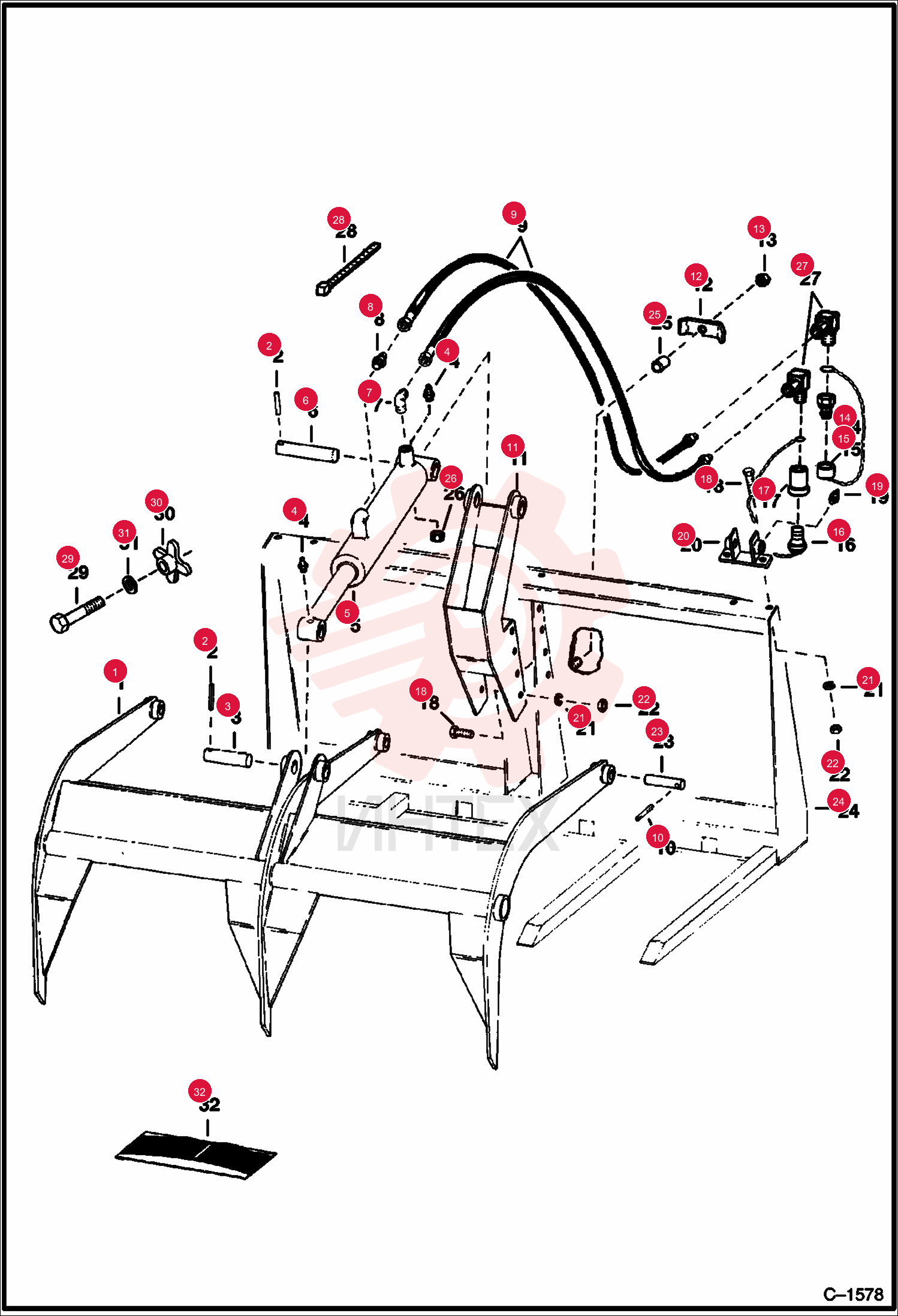 FORK, GRAPPLE 6509888