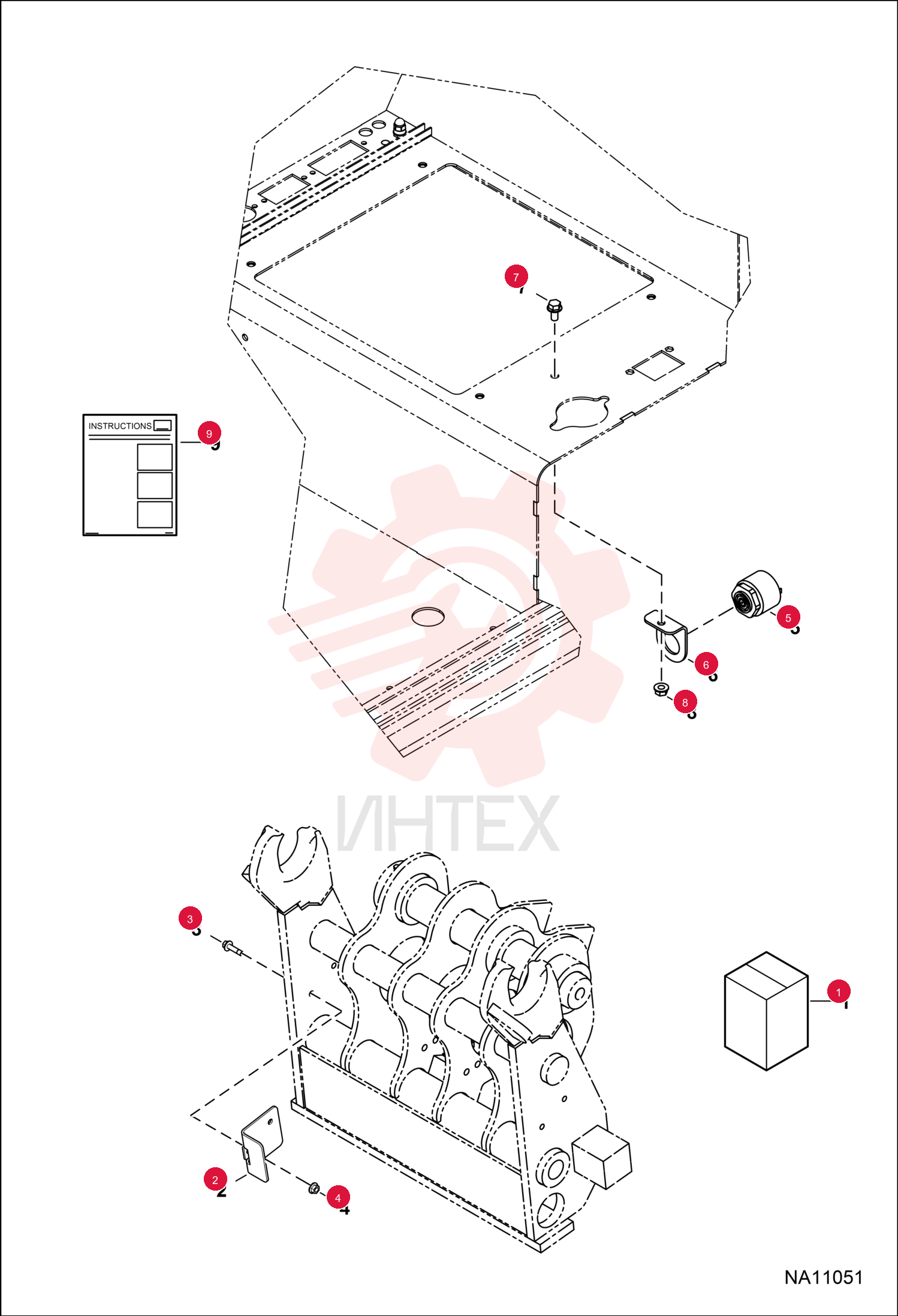 KIT, WINCH DETECT 7239164