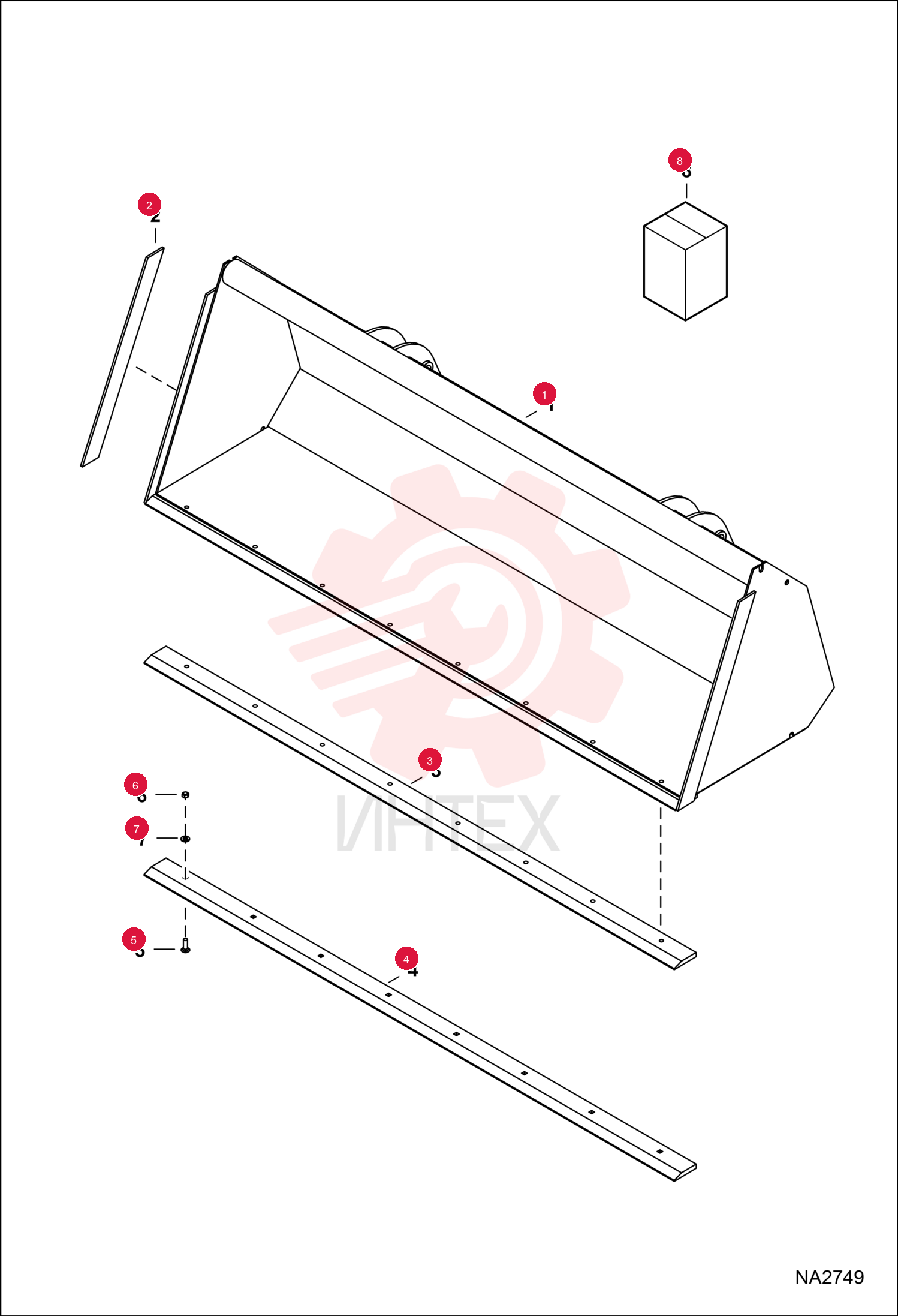 EDGE, CUTTING WELD-ON SIDE 7009039