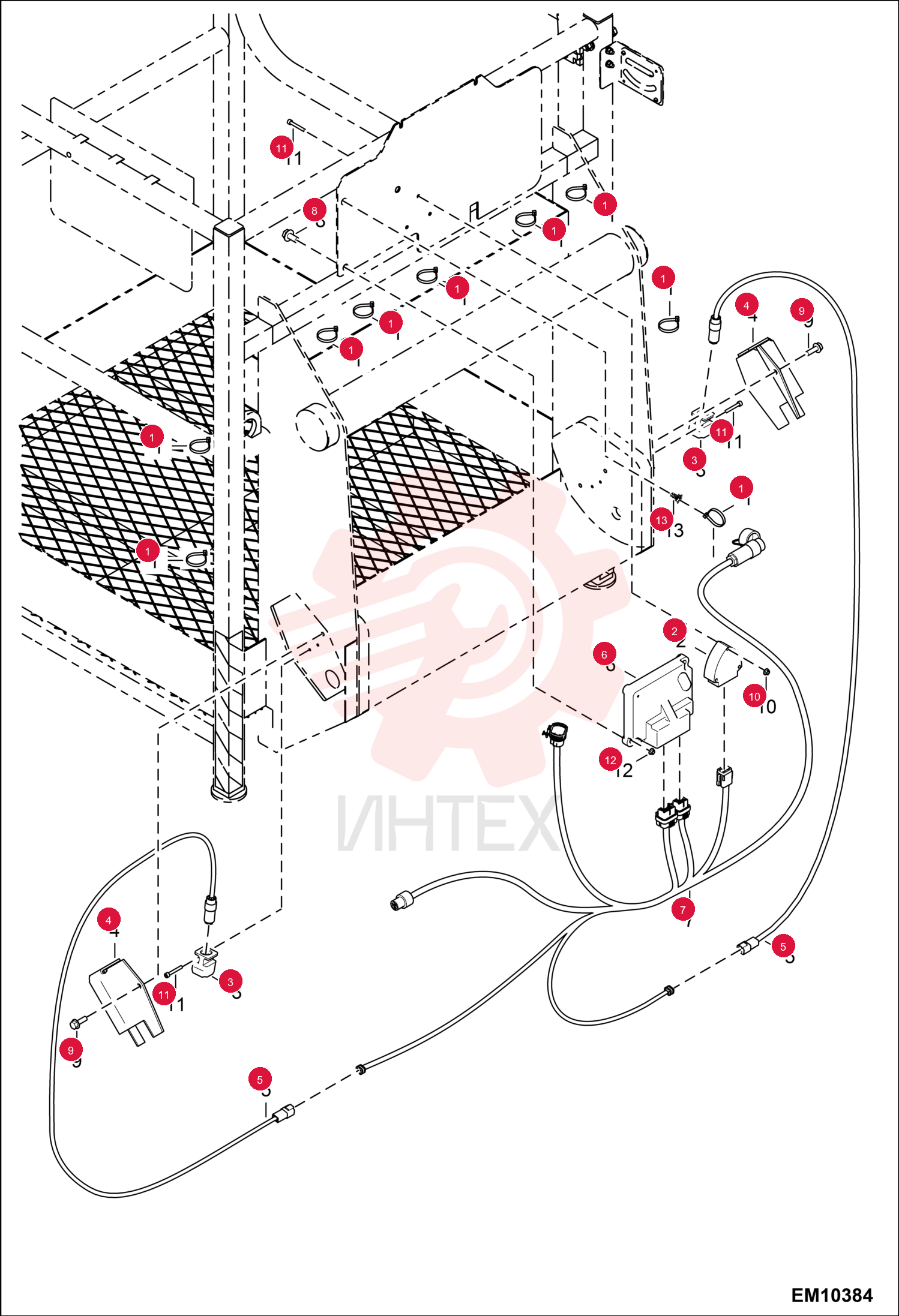 STRAP, TIE 6624289 (3)