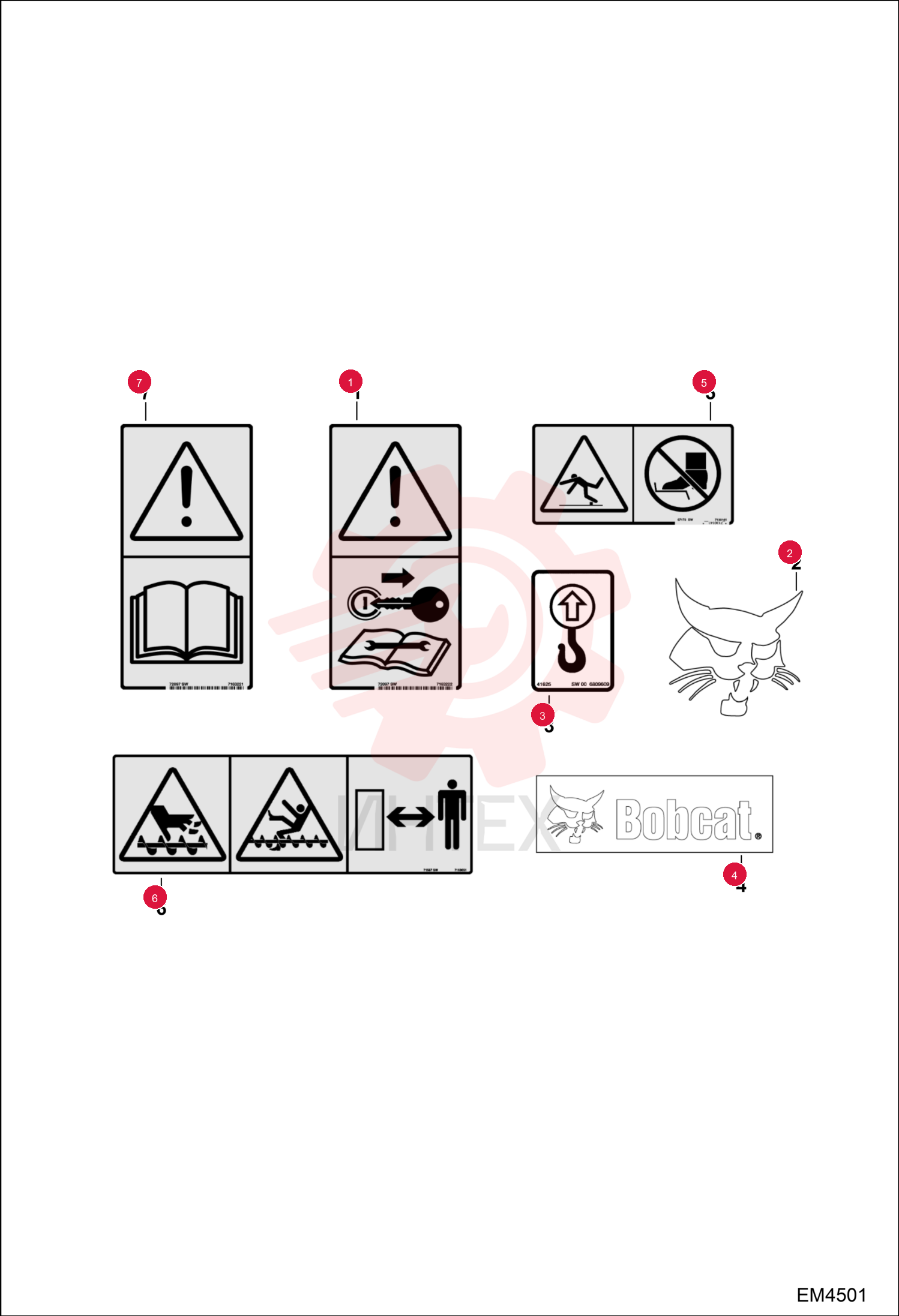 DECAL, WARNING 7163222 (2)