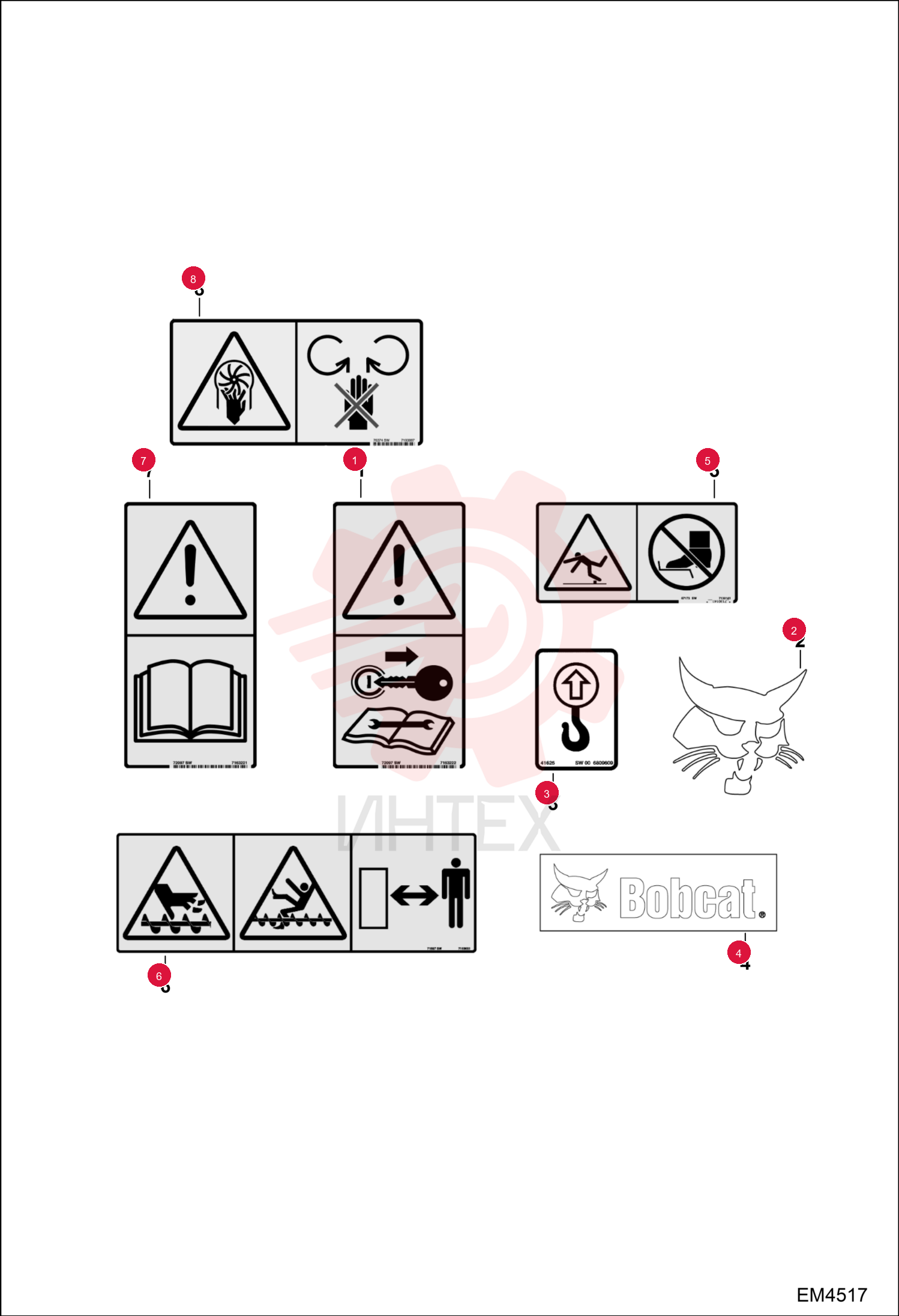 DECAL, WARNING 7163222 (1)