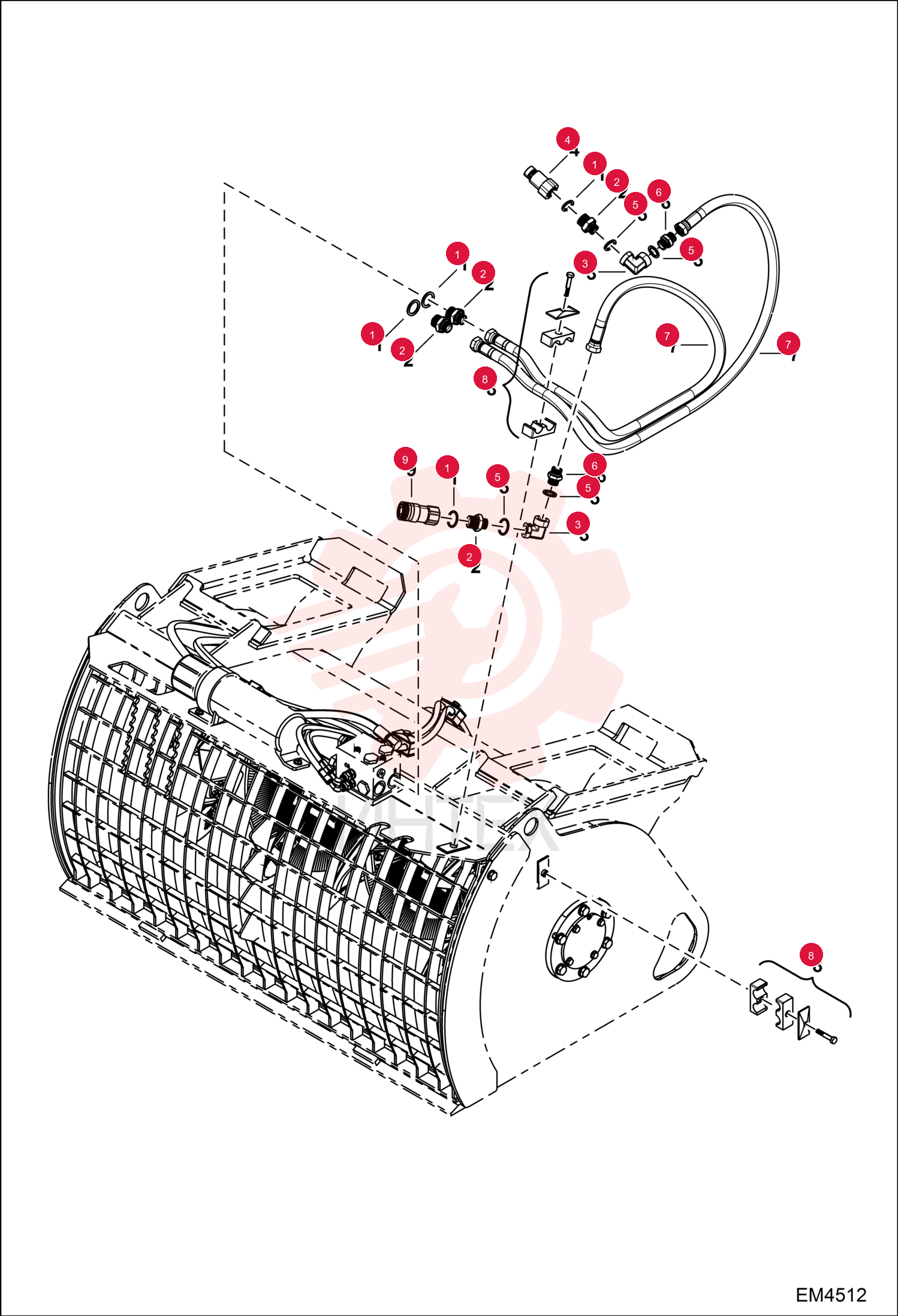 RING, SEAL 7008916 (3)