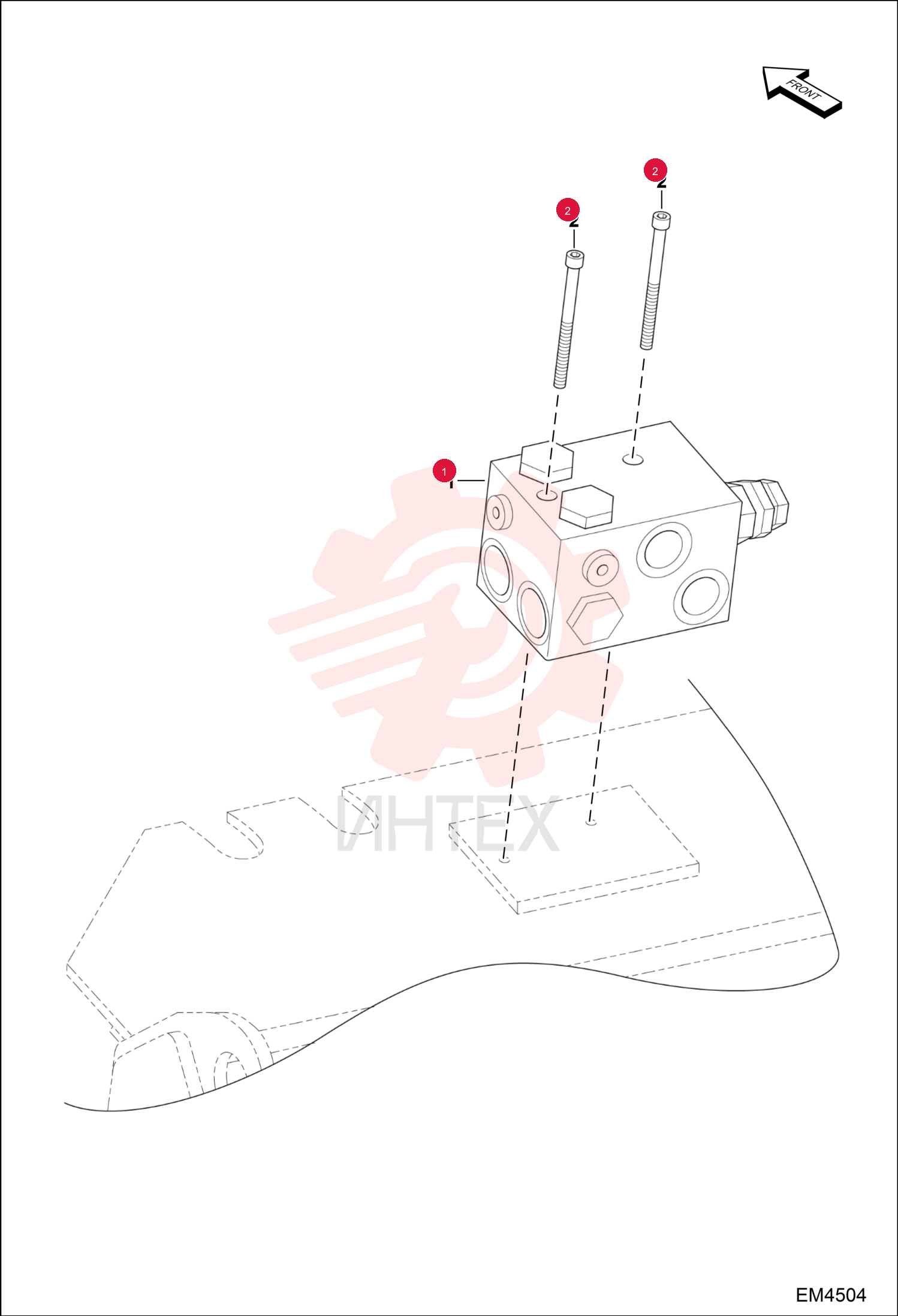 VALVE, HYDRAULIC 7008908 (2)