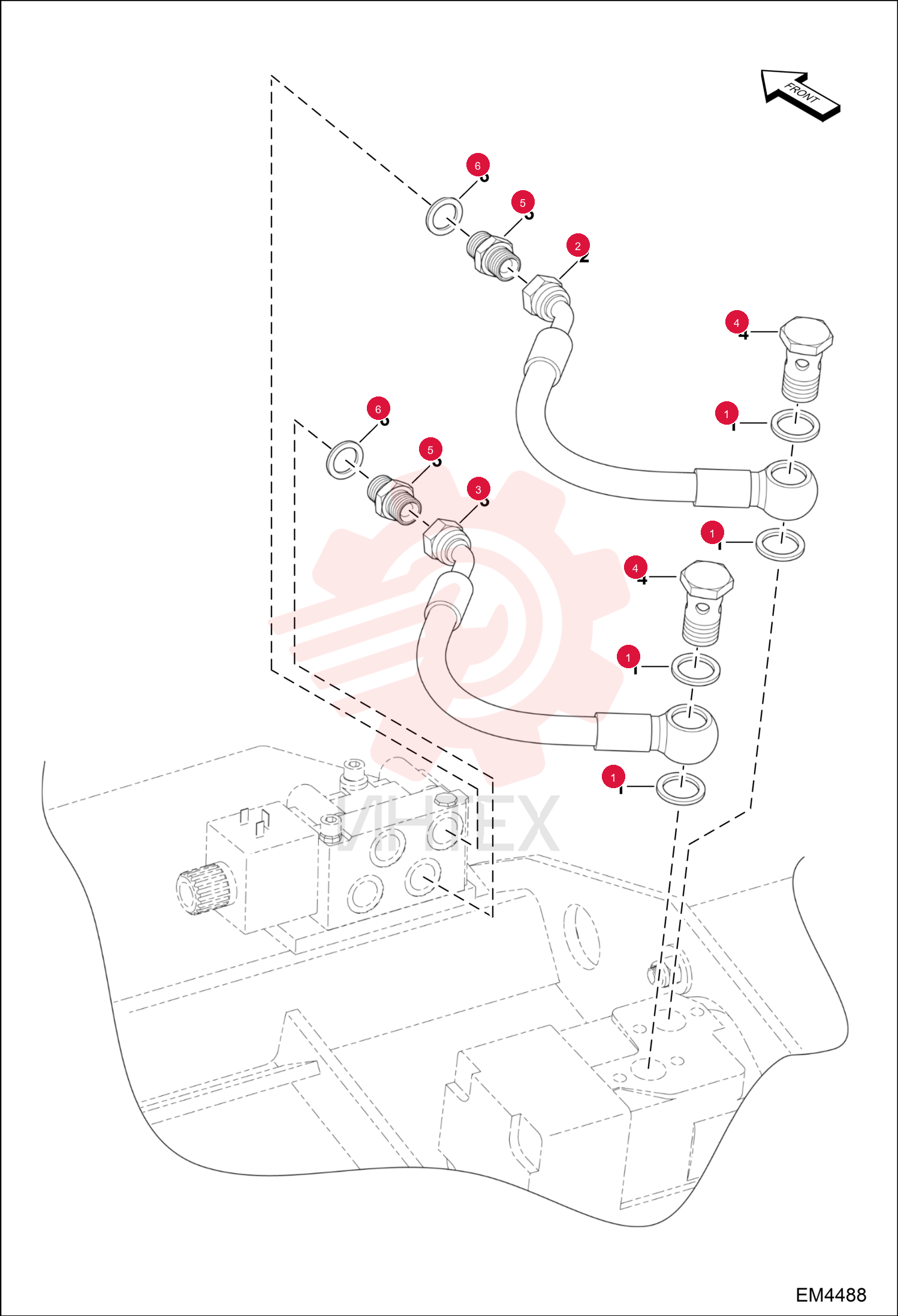 WASHER, SEALED 6674625 (5)