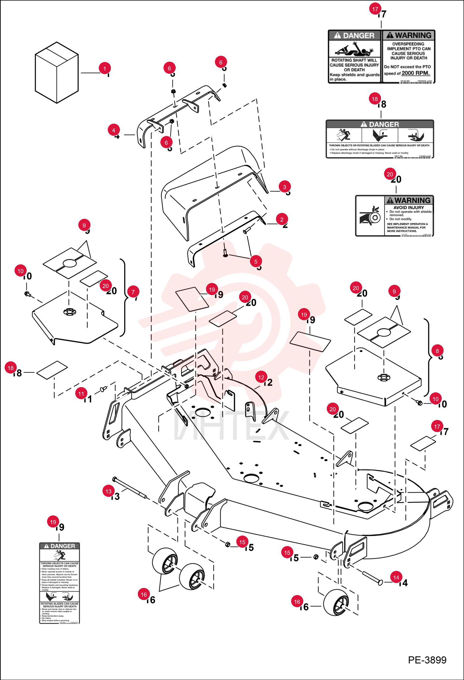 BRACKET, DISCHARGE 7148686 (3)