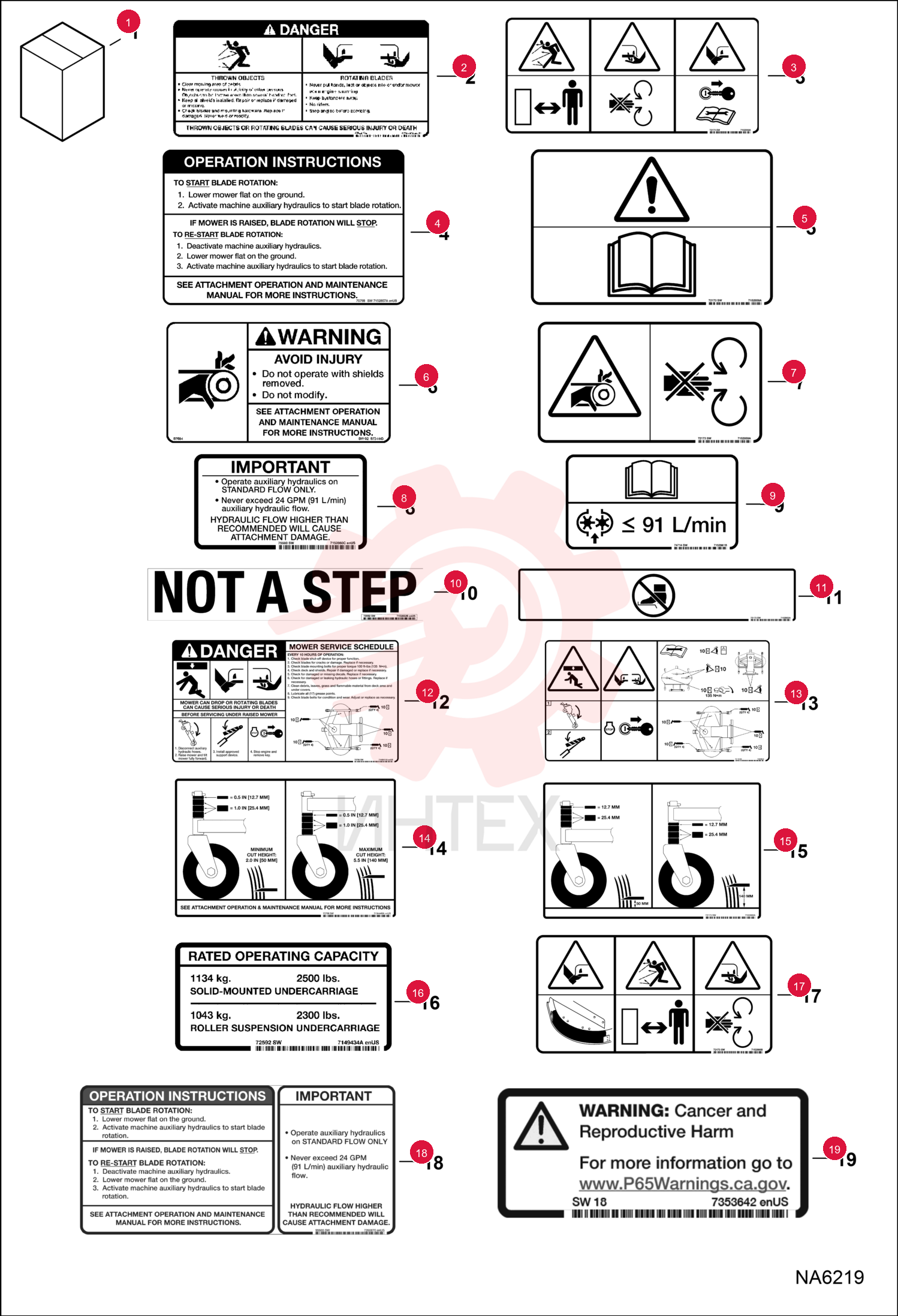DECAL, DANGER 6734440 (1)