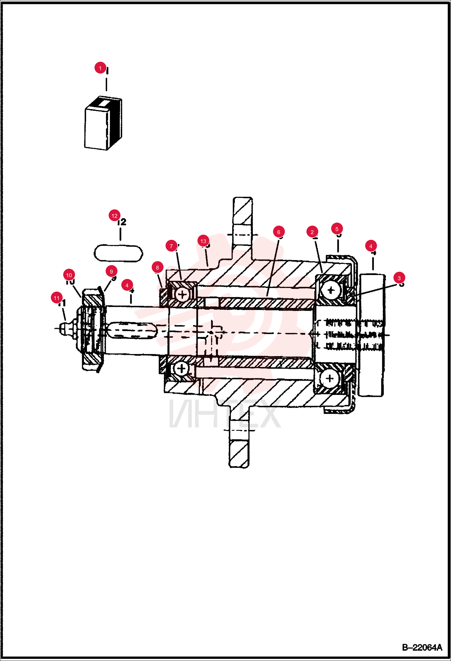 SPINDLE ASSEMBLY 6681854 (2)
