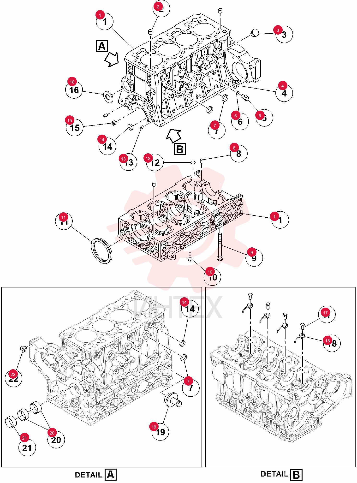 BLOCK, CYL 7030261