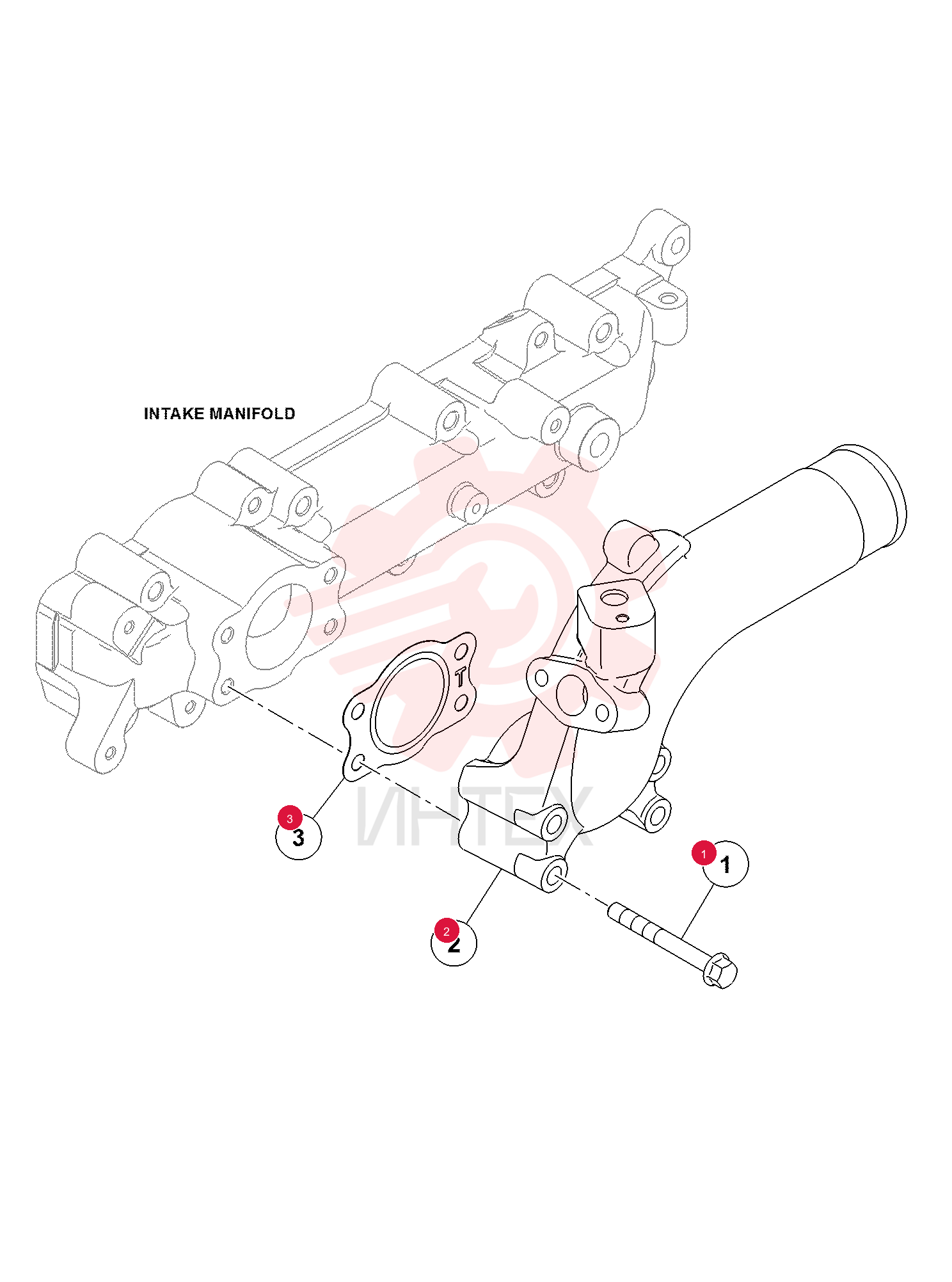 BOLT, FLANGE 7030772