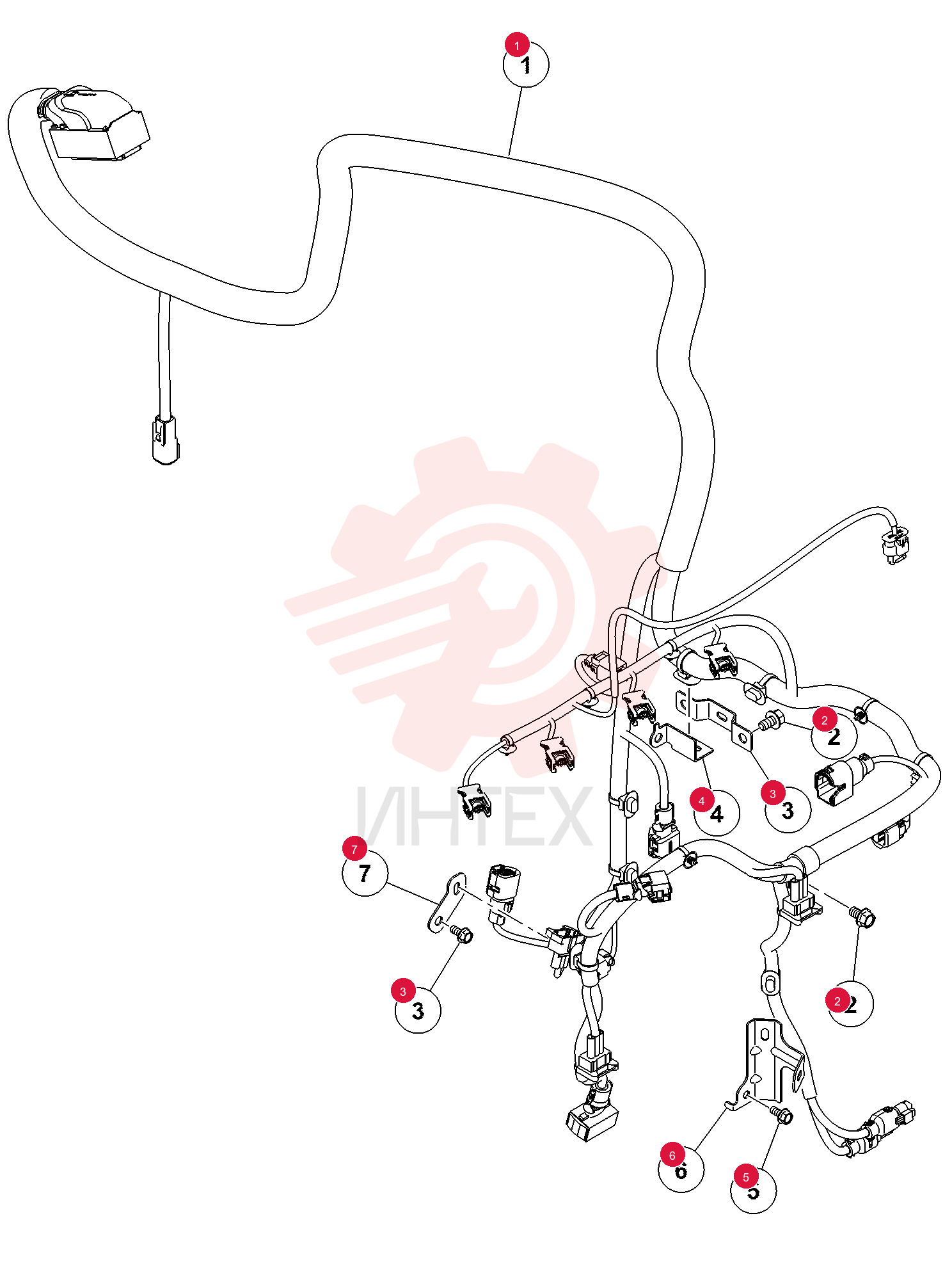HARNESS ASSY, ENGINE 7266209