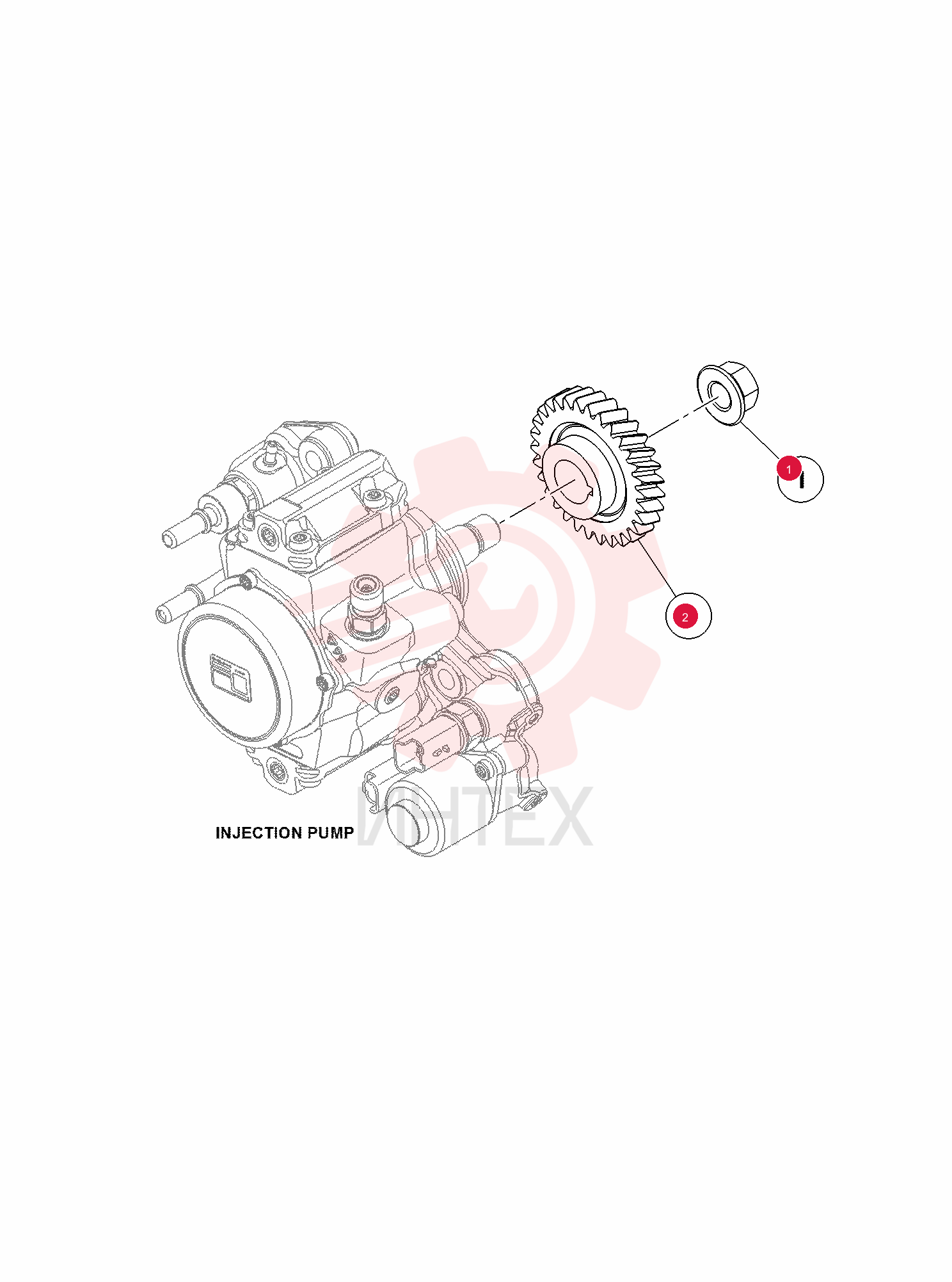 NUT, FLANGE 7030372