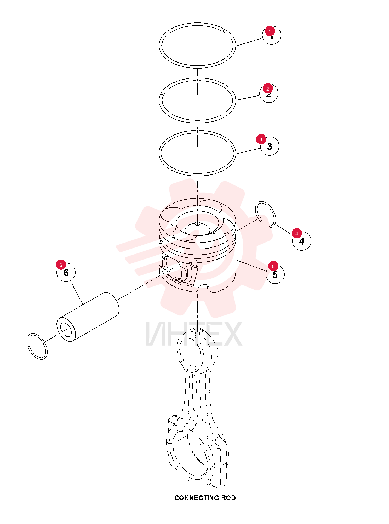 RING, PISTON 7030418
