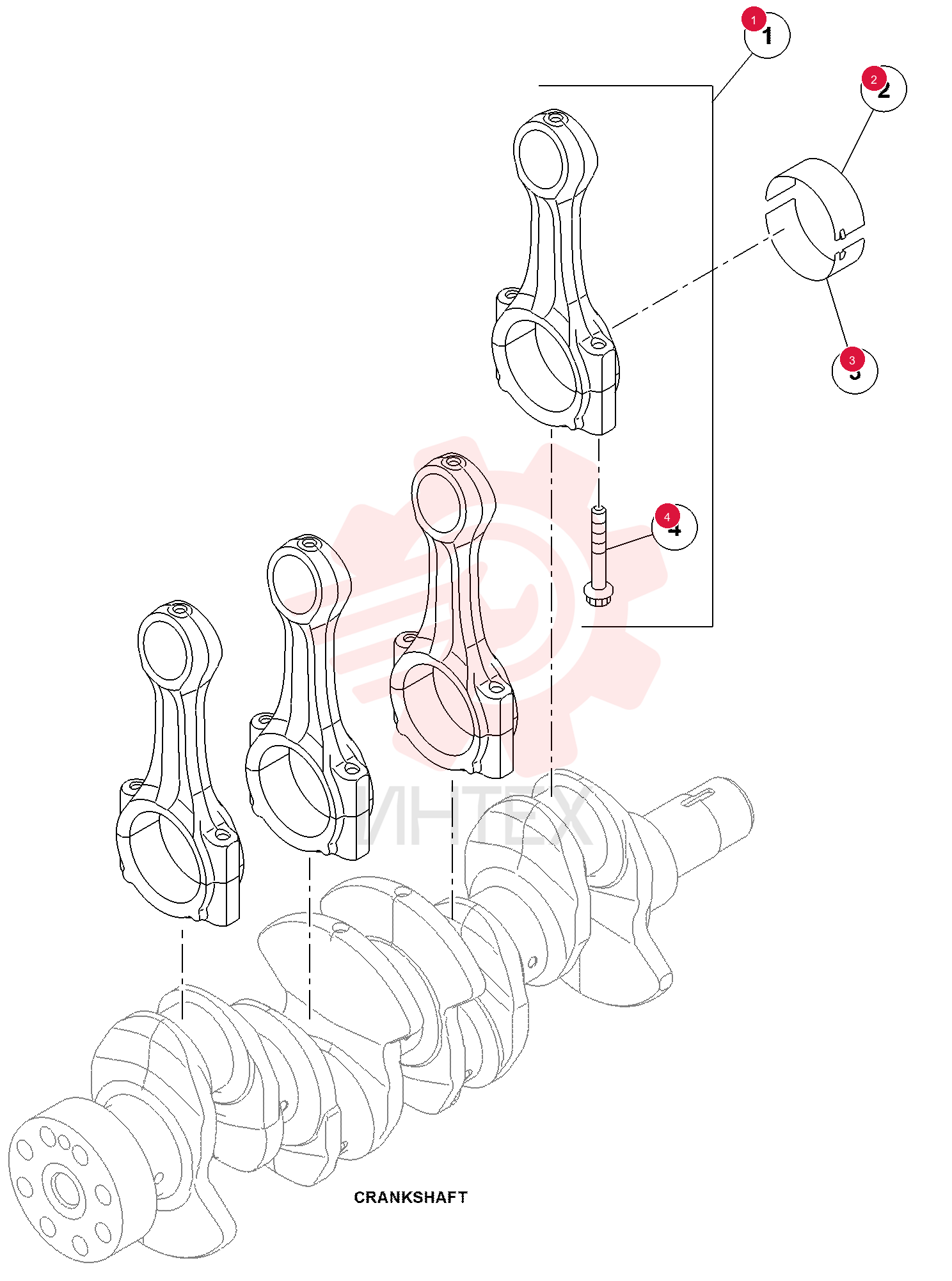 ROD, CONNECTING CLASS A 7031358