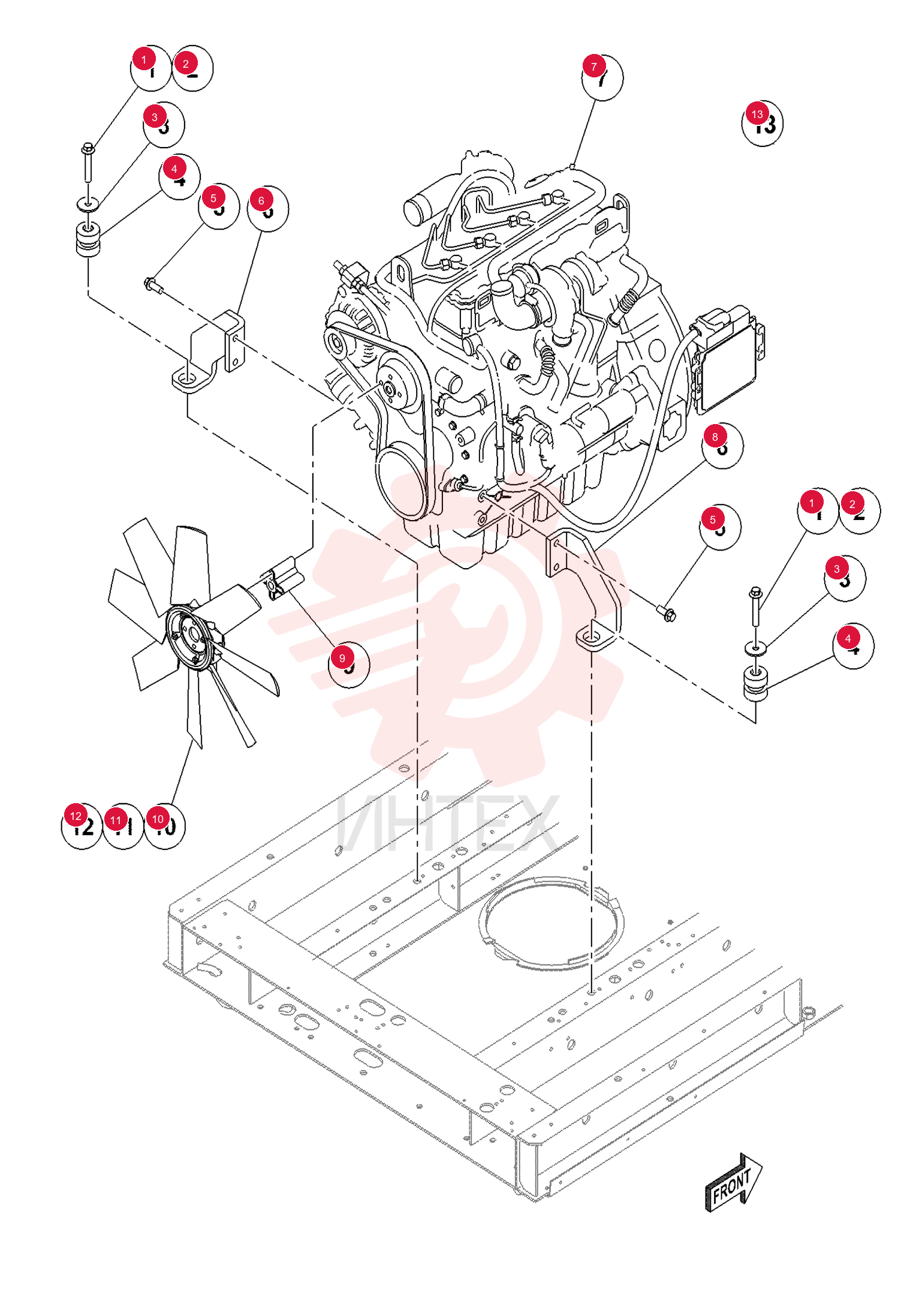 SCREW, HEX FLANGE 7266448