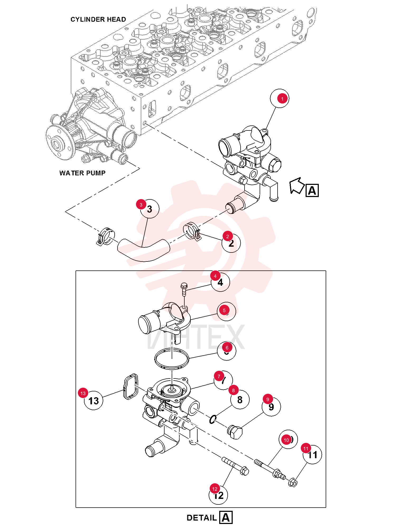 THERMOSTAT ASSY 7030882