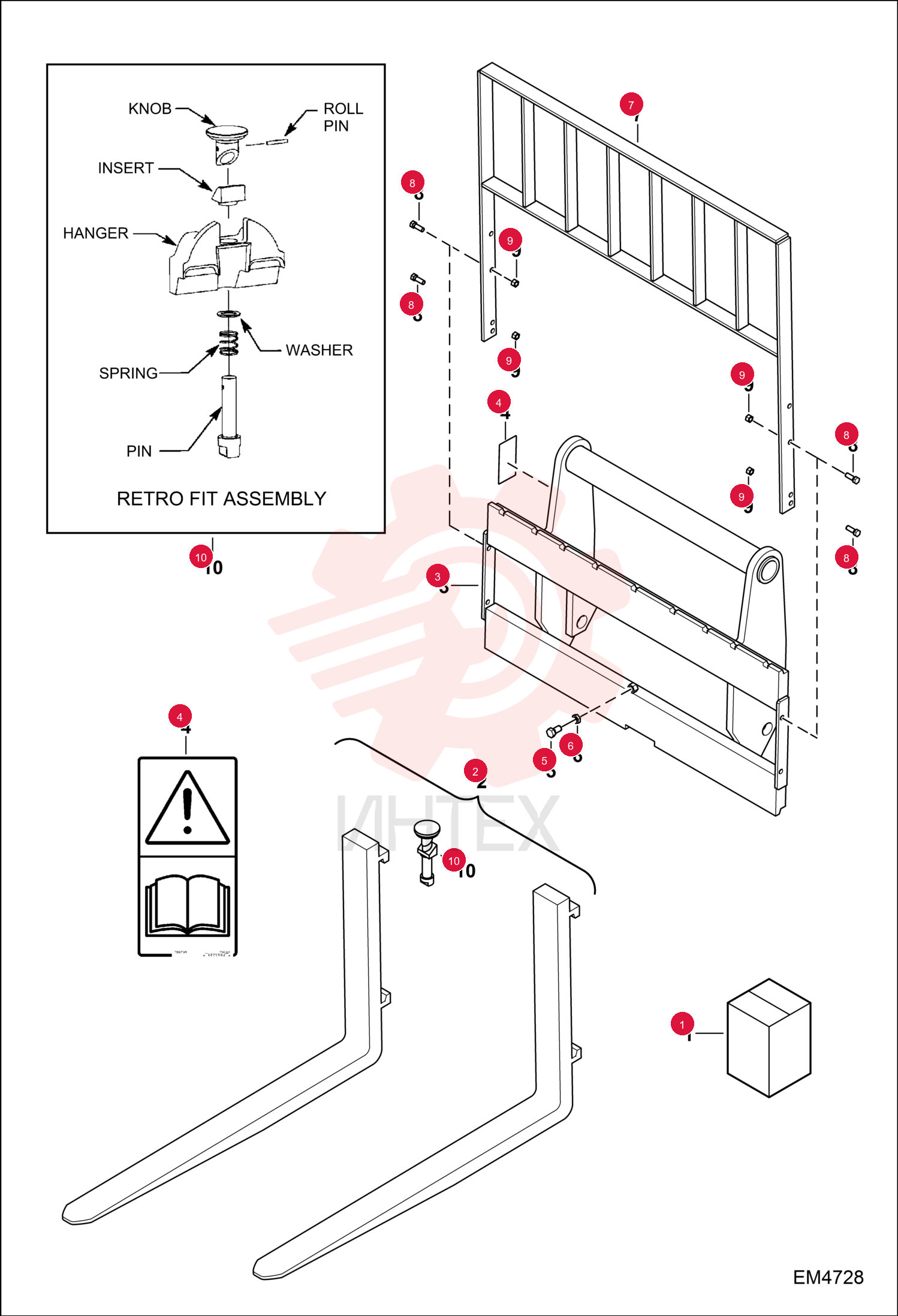 FORK PALLET 7326851