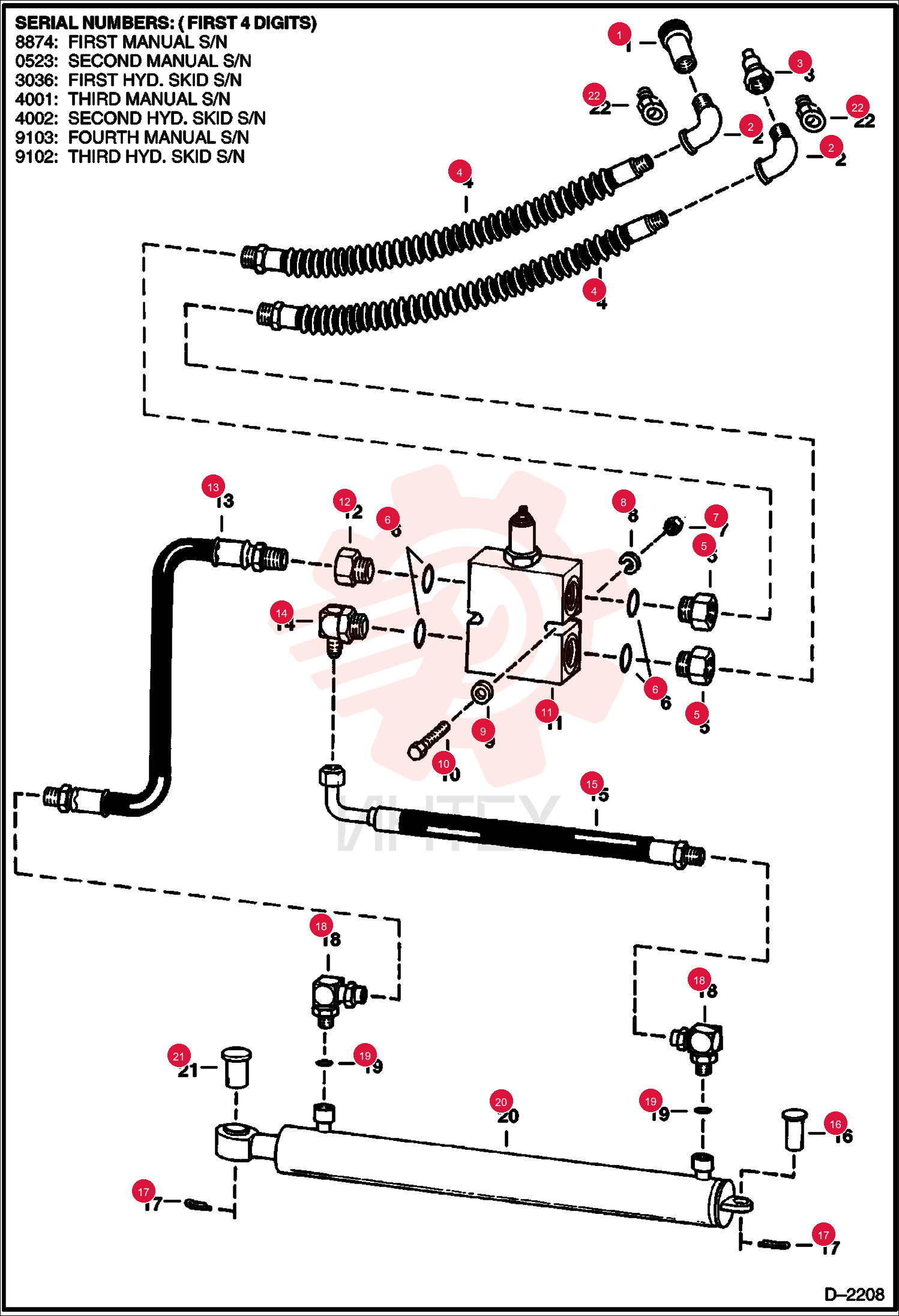COUPLER FF FEMALE 1/2 BDY 3/4 SAE THREAD 7246790EF (1)