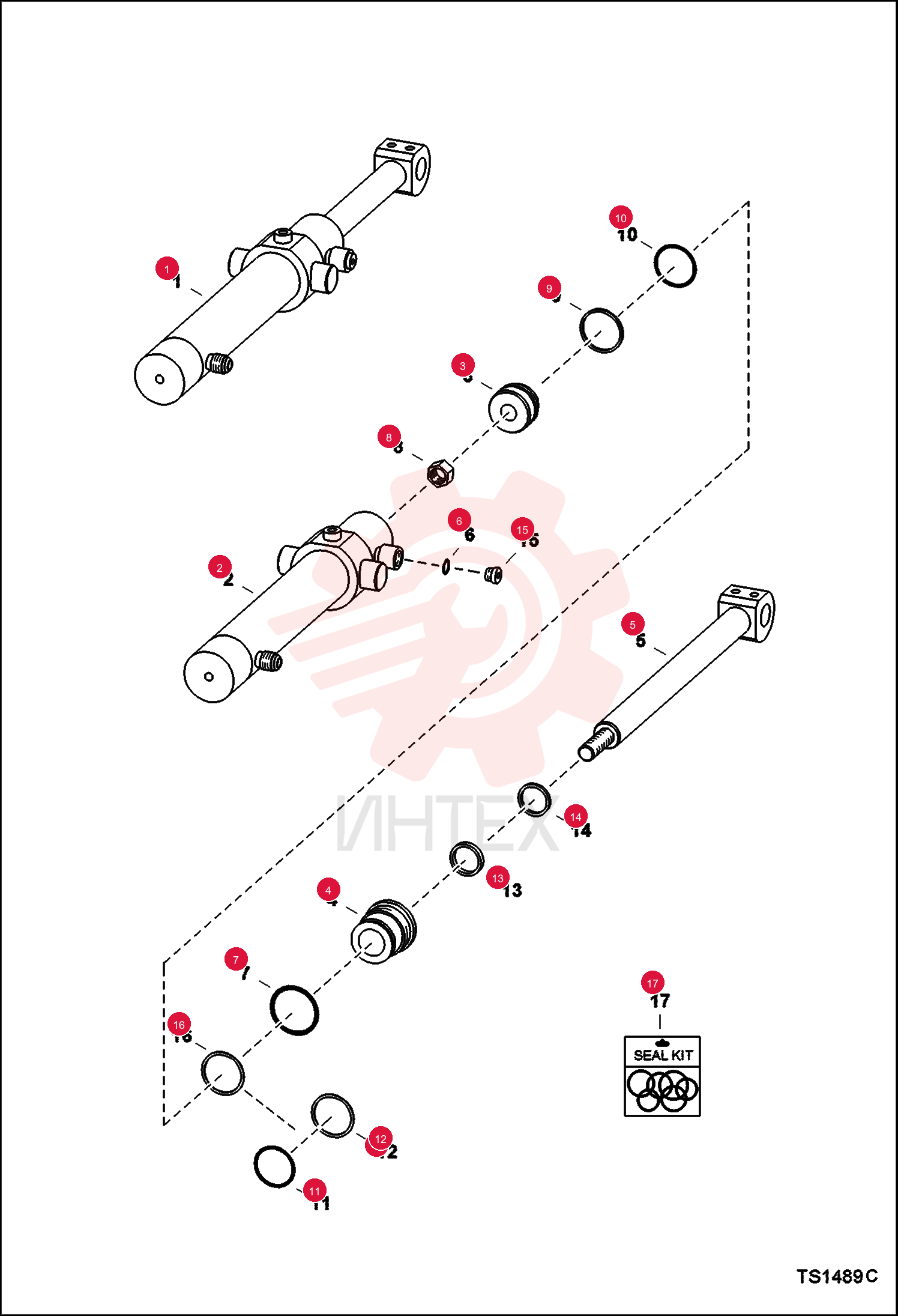 CYLINDER, DEPTH CONTROL 6801313 (2)