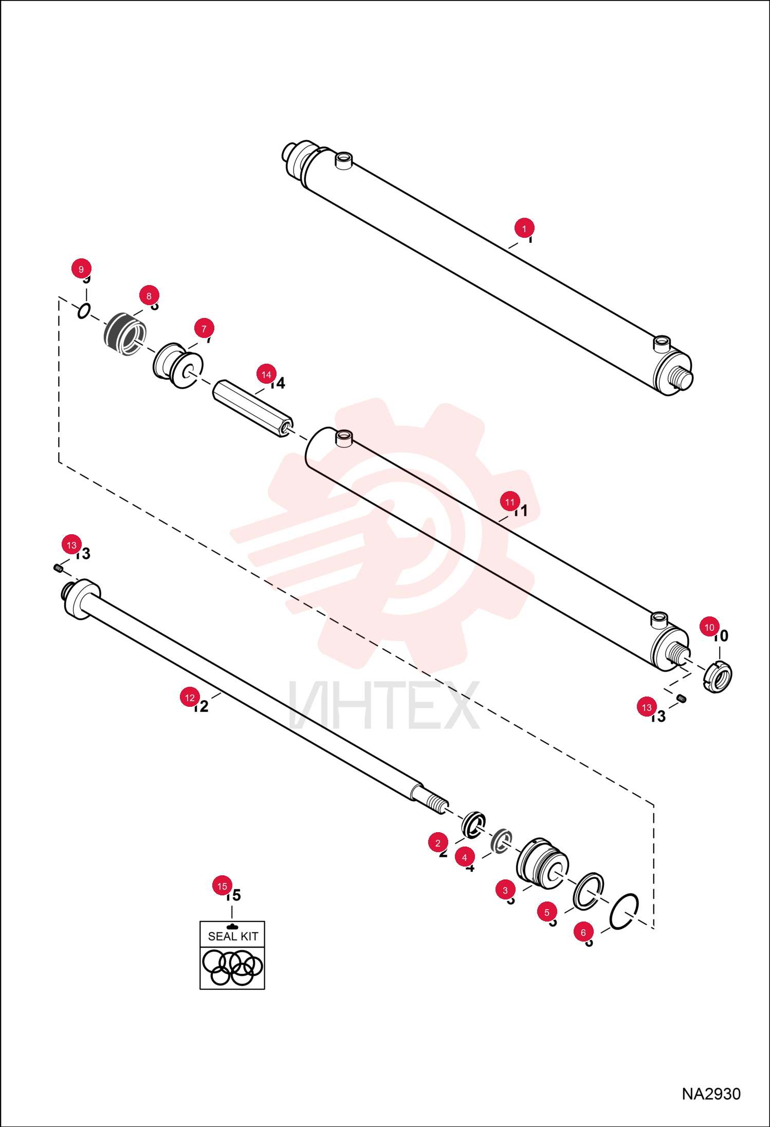 CYLINDER SHIFT SIDE 7021093