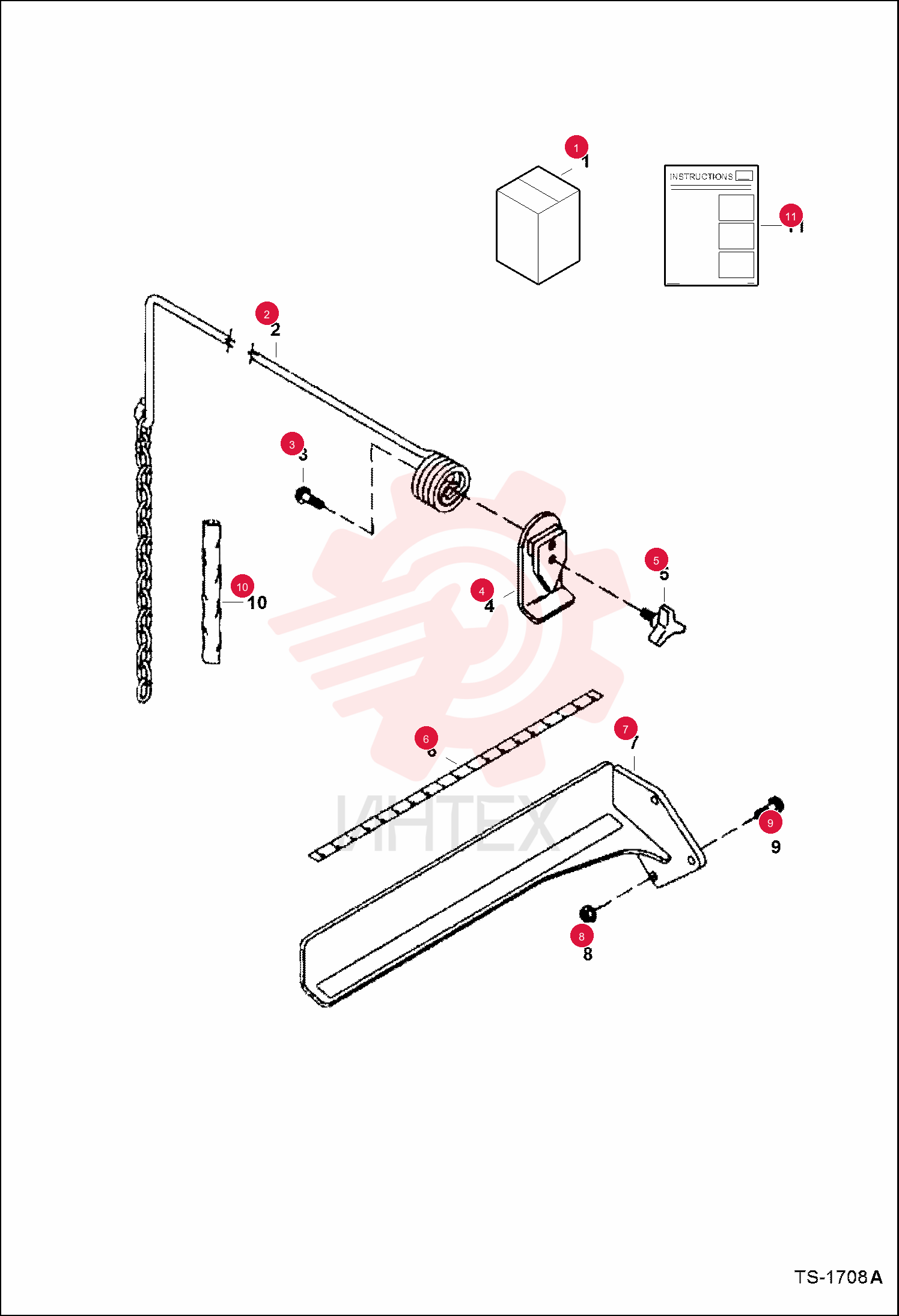 KIT, GUIDE ROD 6716451