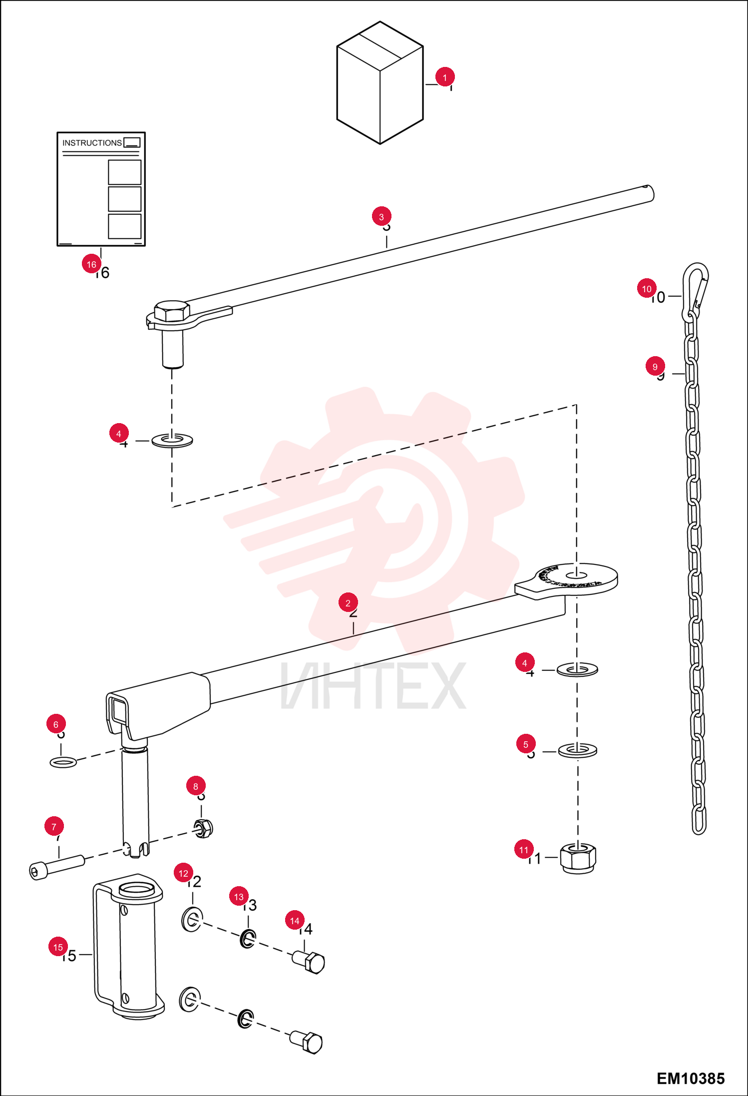 KIT, ROD GUIDE 7244907 (2)