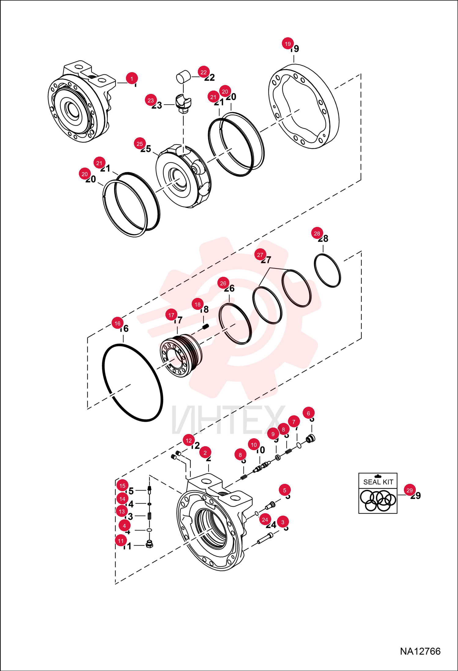 MOTOR, DRIVE HYD 7261338 (1)