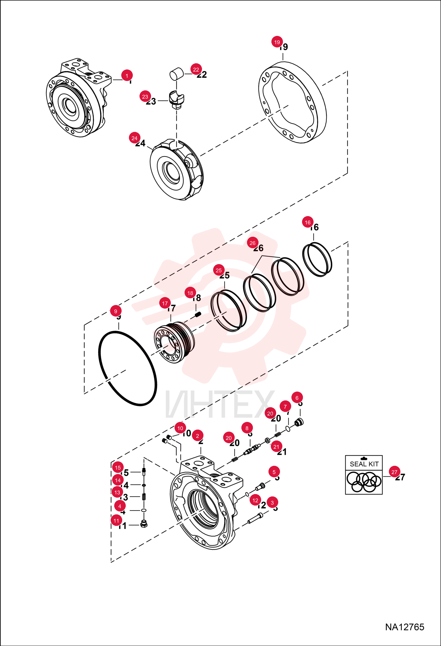 MOTOR HYDRAULIC 7261336REM
