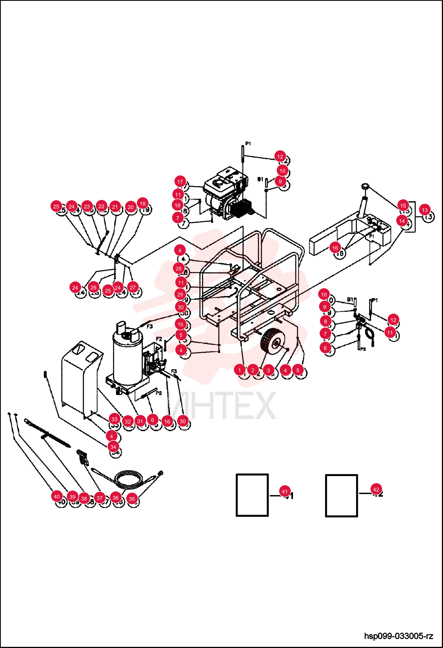 FRAME/ROLL CAGE ASS'Y-BLACK MM5-0120A01