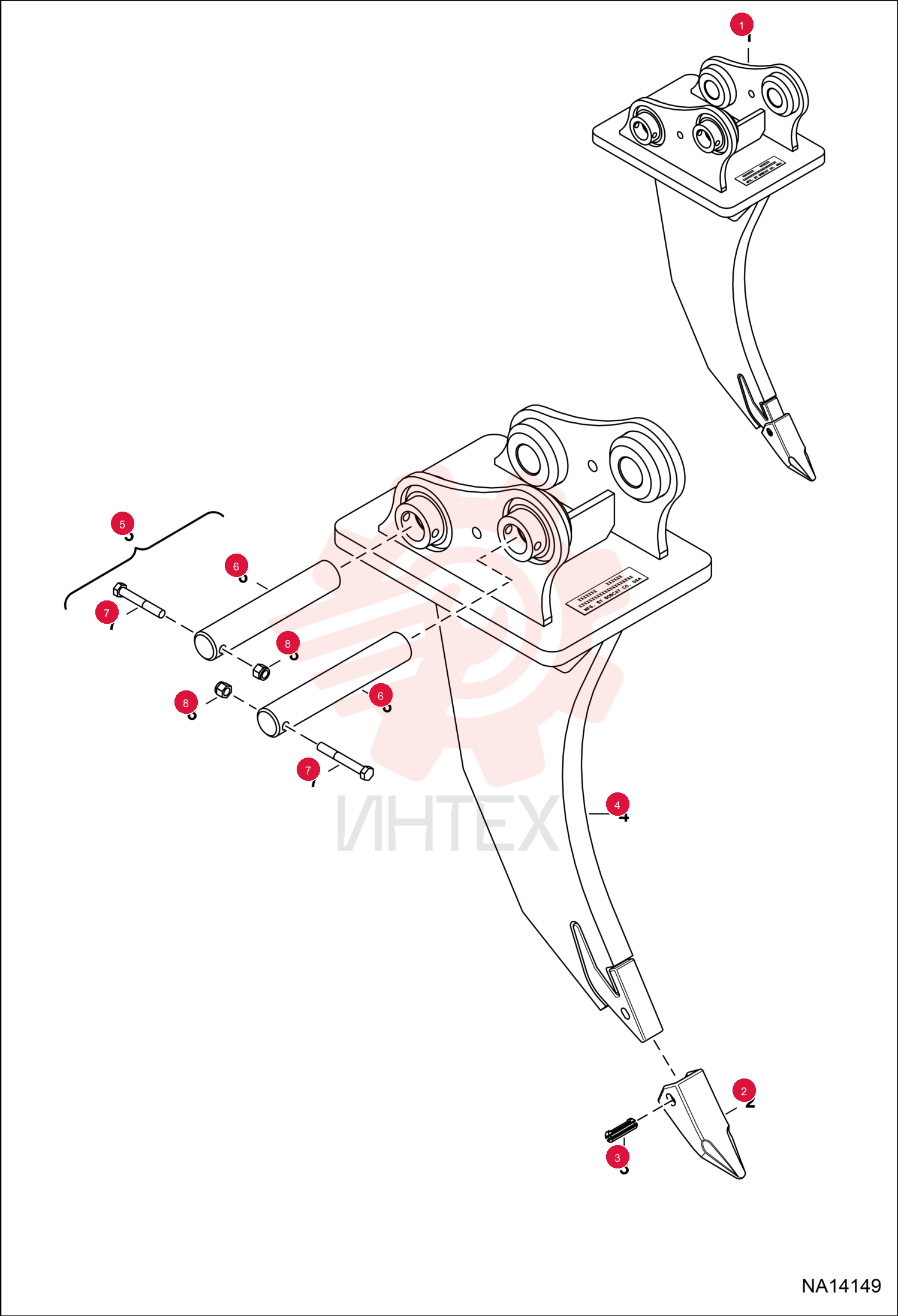 TOOTH, SINGLE PENETRATOR 6657328 (4)